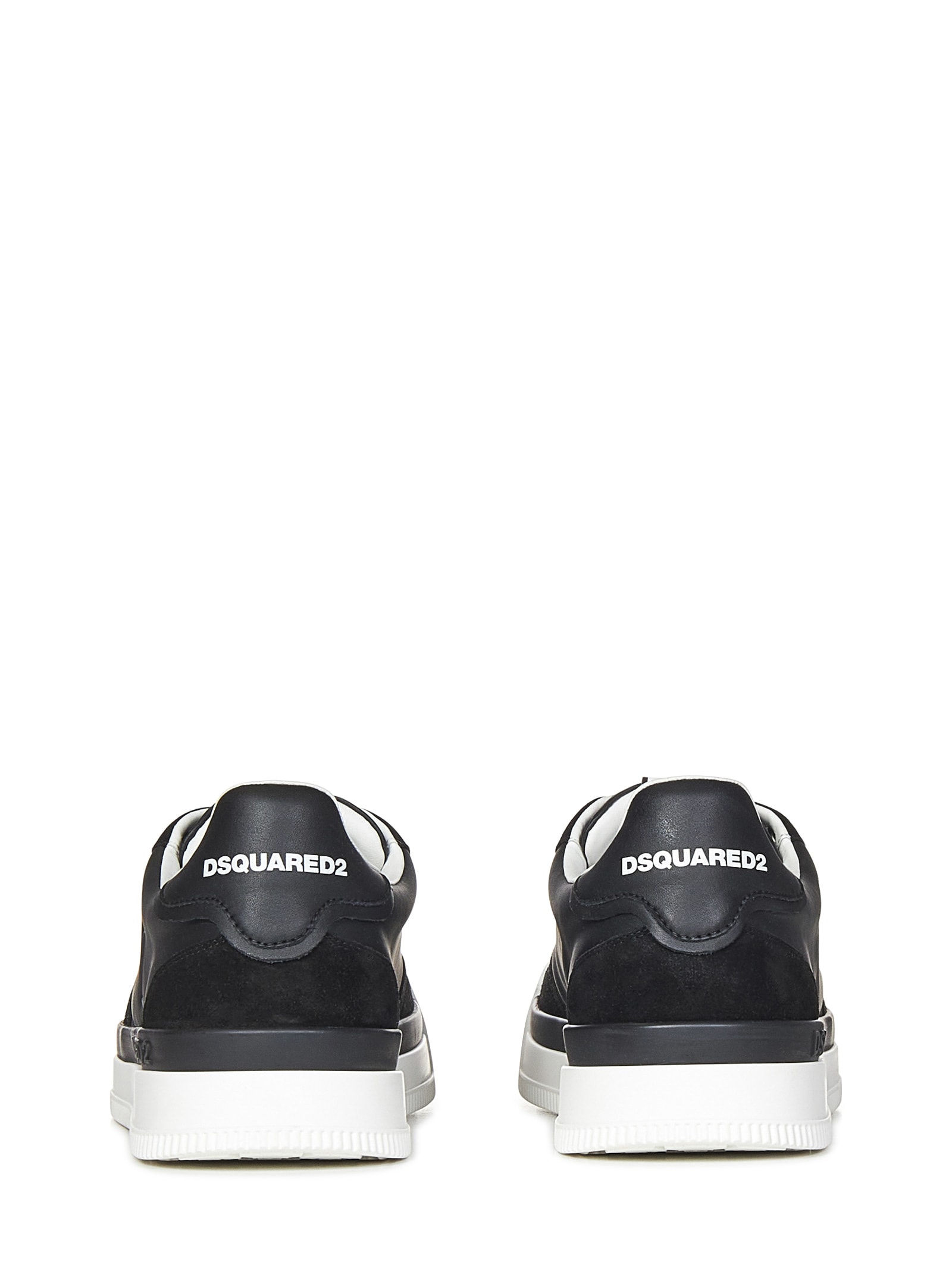 Shop Dsquared2 New Jersey Sneakers In Black