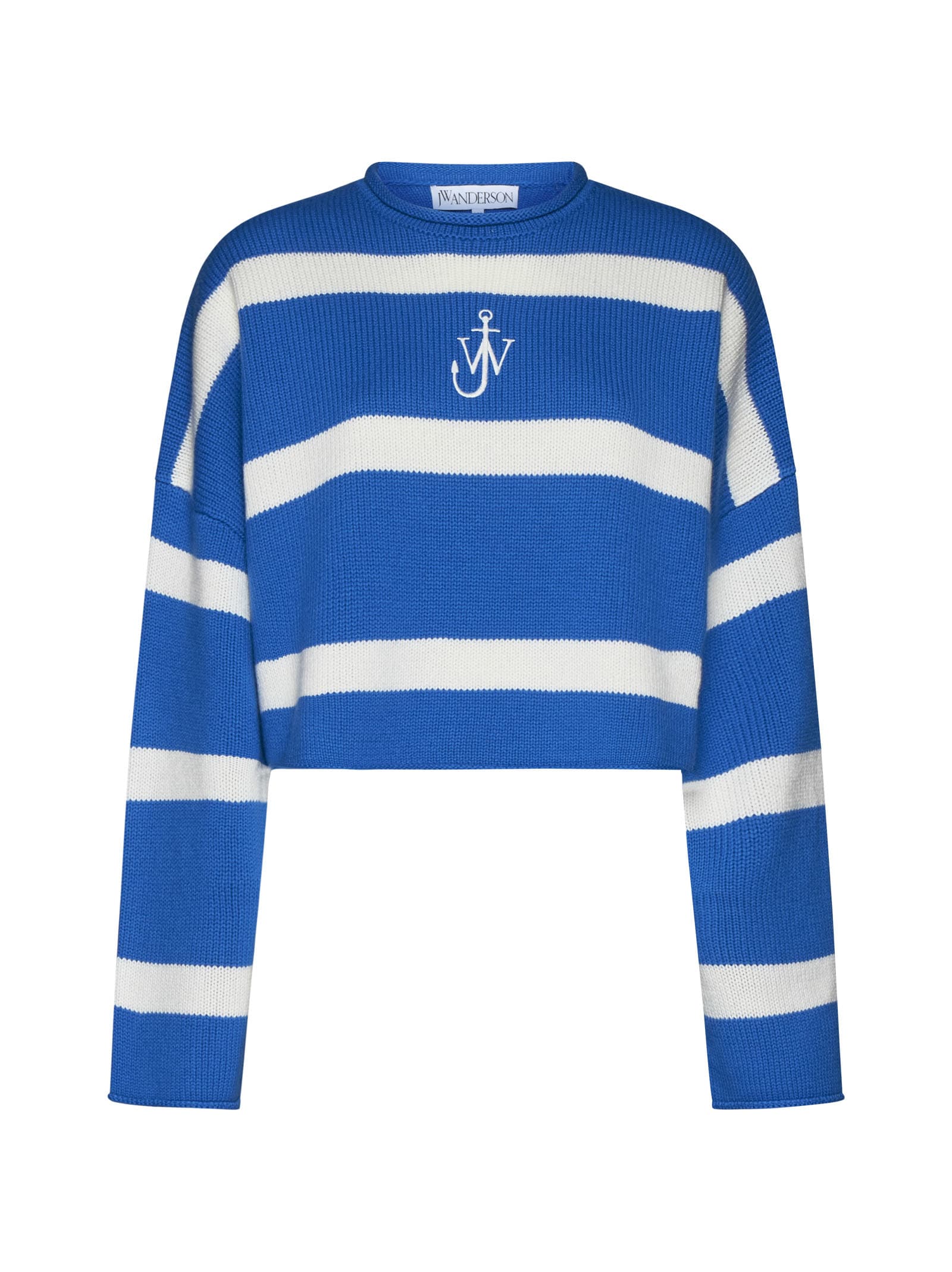 Shop Jw Anderson Sweater In Blue/white