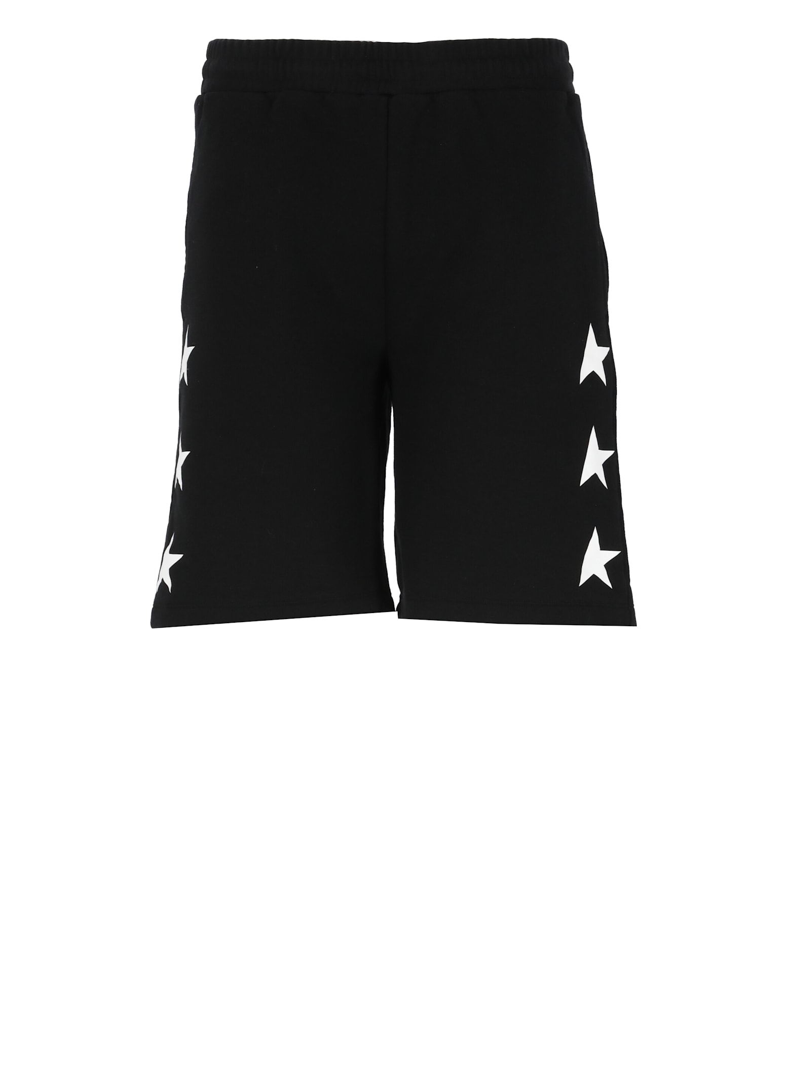 Golden Goose Diego Star Short Sweatpants In Black