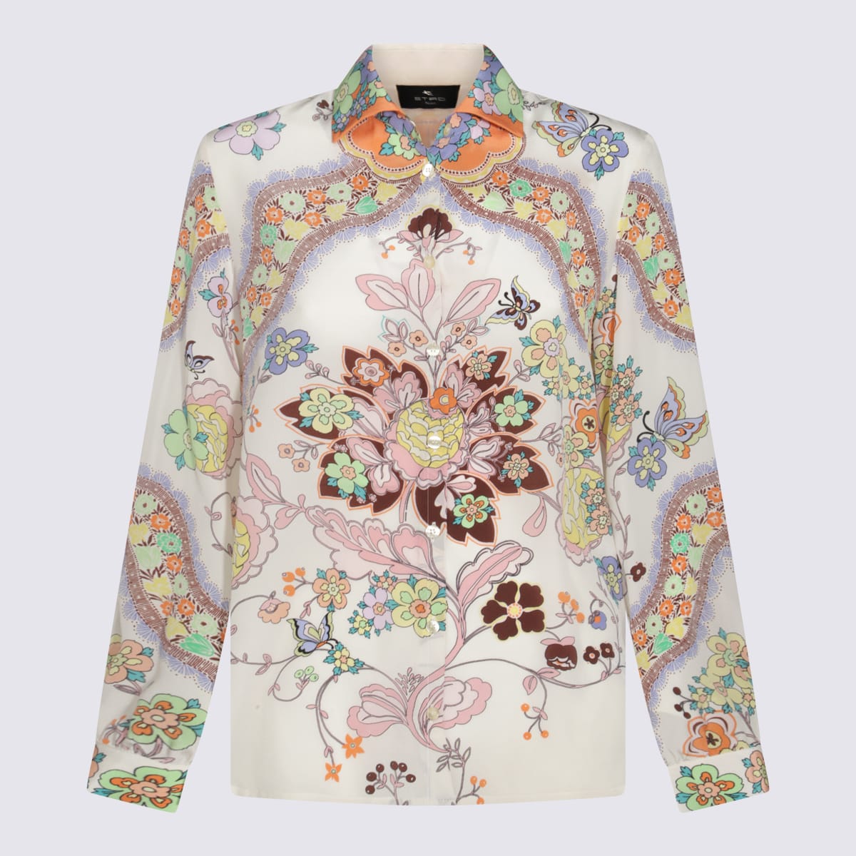 Multicolor Silk Shirt