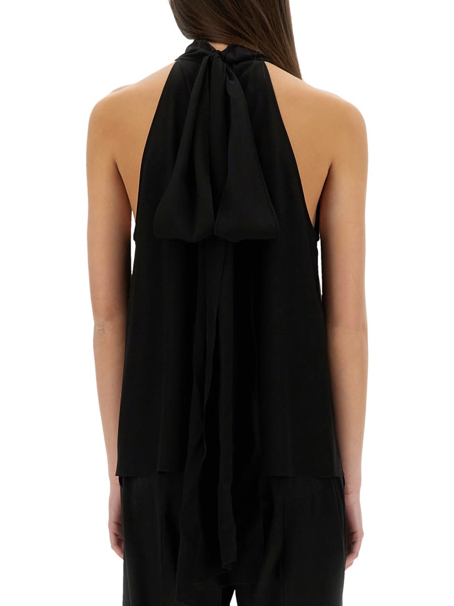 Tom Ford Sleeveless Lavalliere Blouse