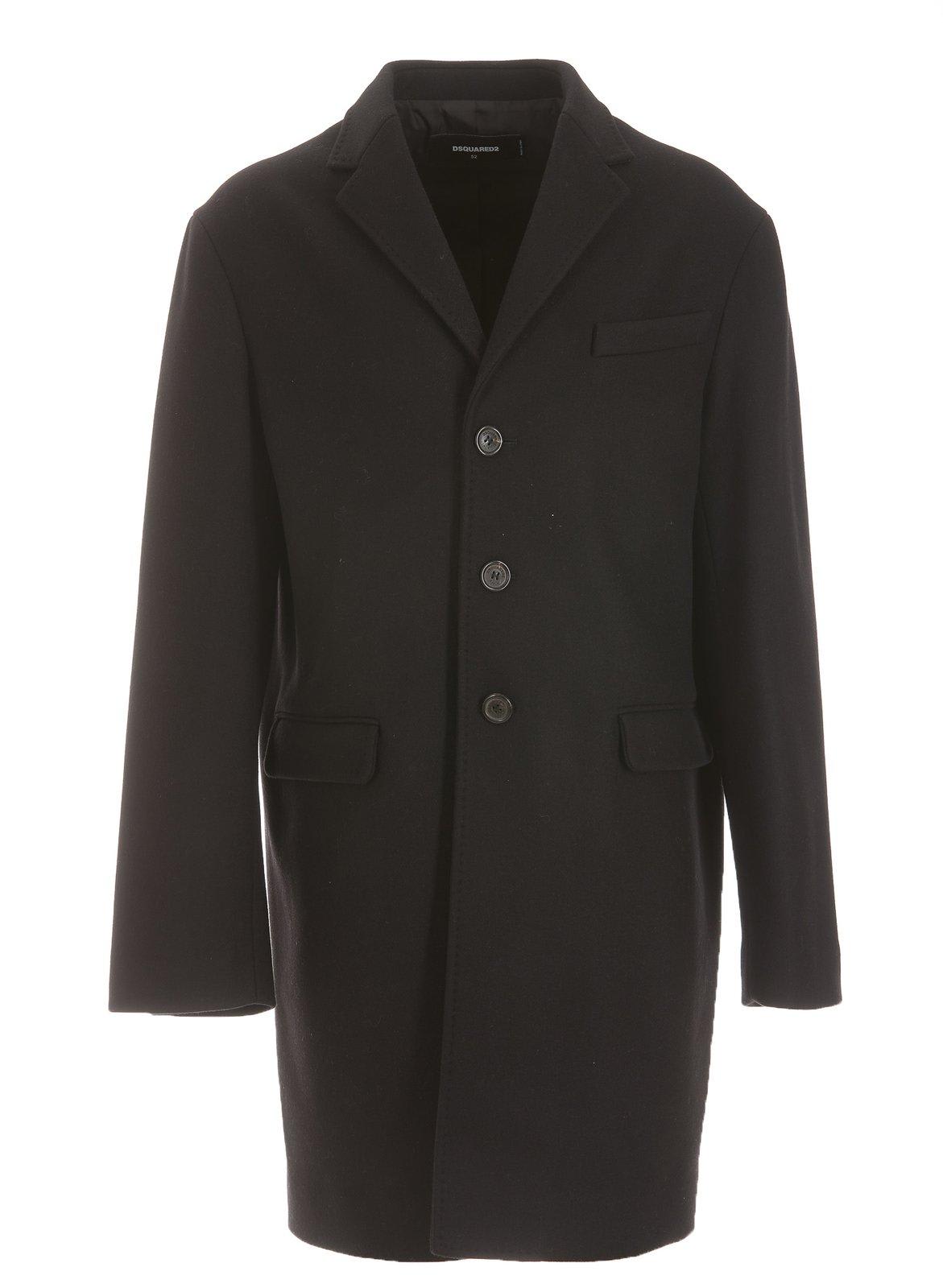 Dsquared2 Single-breasted Long-sleeved Coat