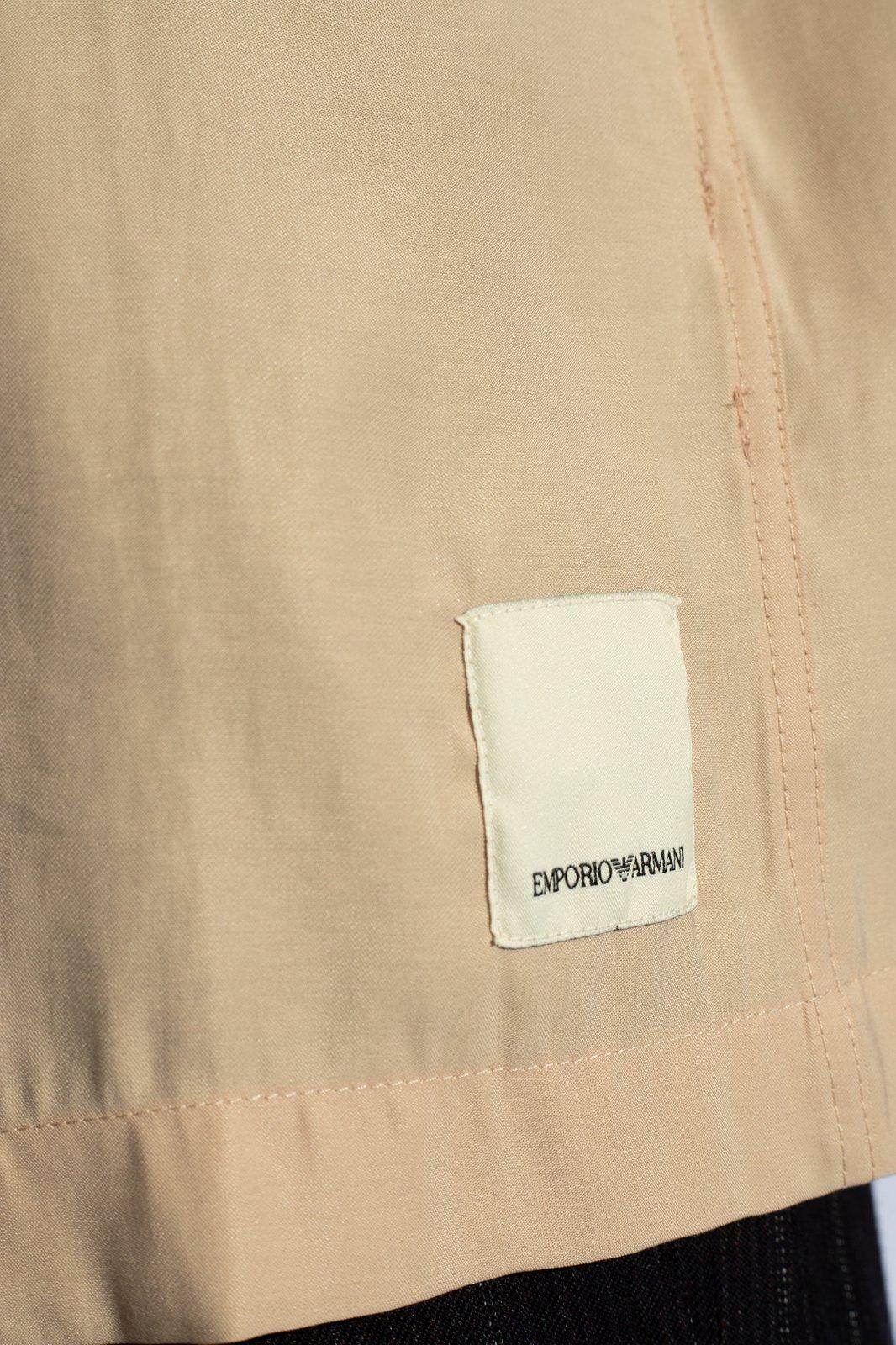 Shop Emporio Armani Sustainability Collection Shirt In Beige