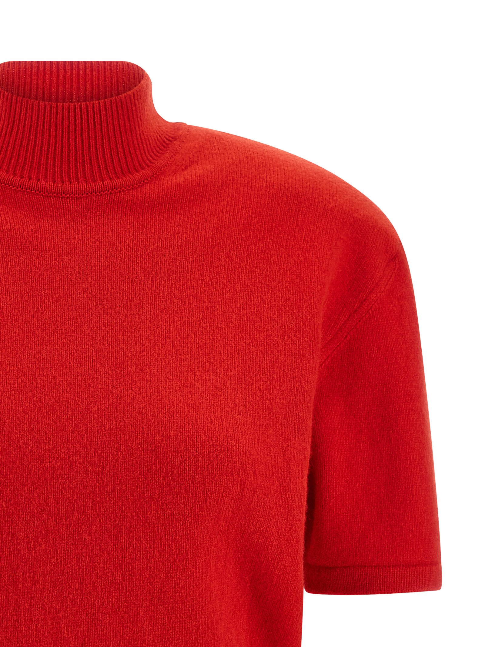 Jacquemus La Robe Maille Castagna Dress In Red