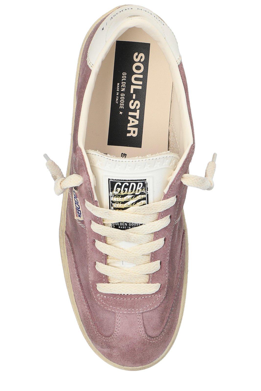 Shop Golden Goose Soul Star Low-top Sneakers In Pink