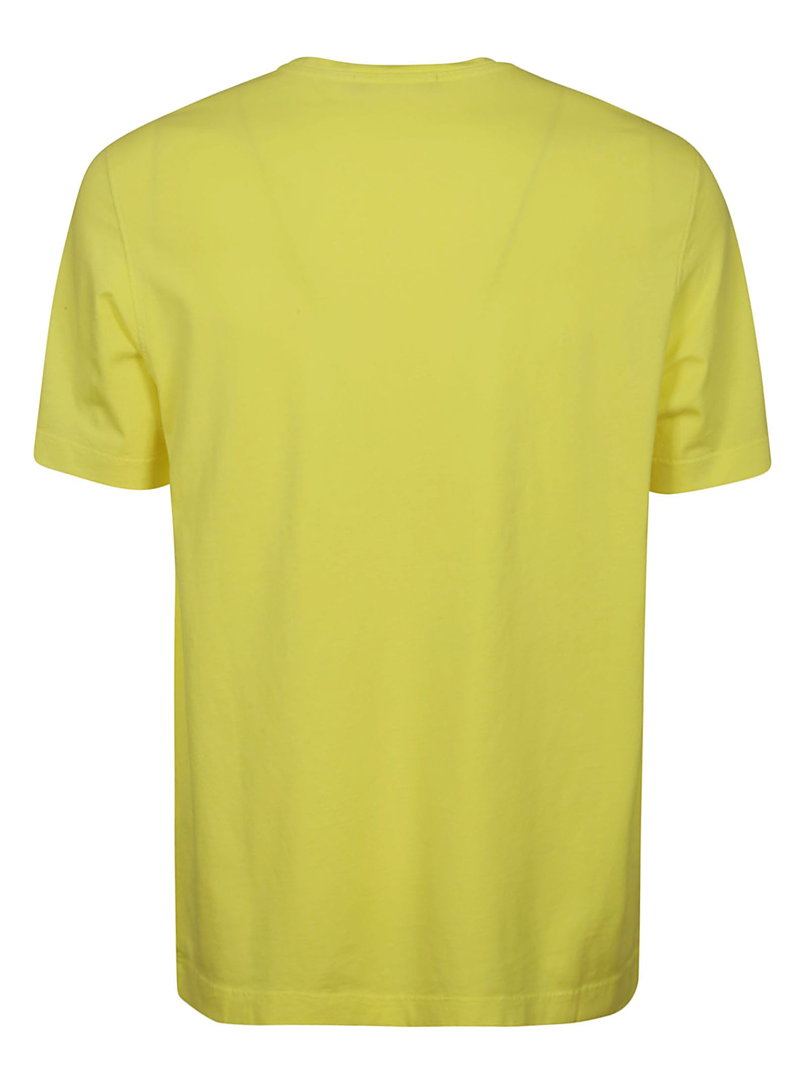 Shop Drumohr Tshirt Pocket In Yellow