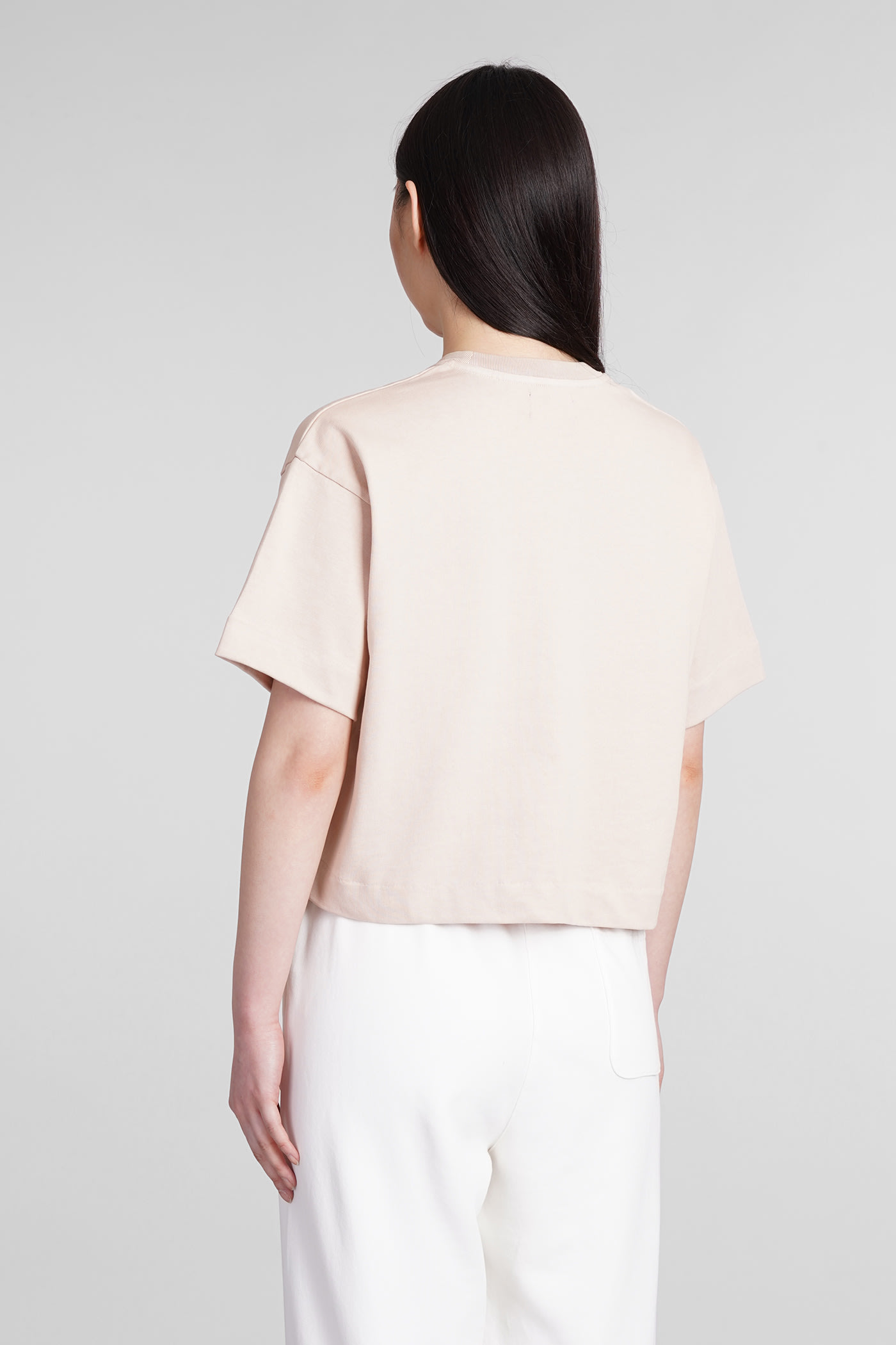 Shop Autry T-shirt In Rose-pink Cotton