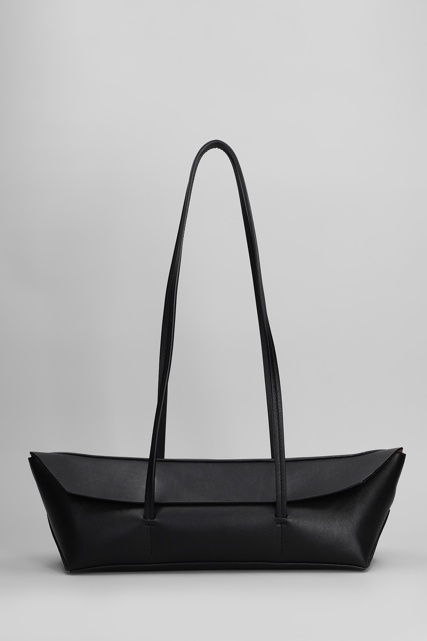 Gondola Mini Shoulder Bag In Black Leather