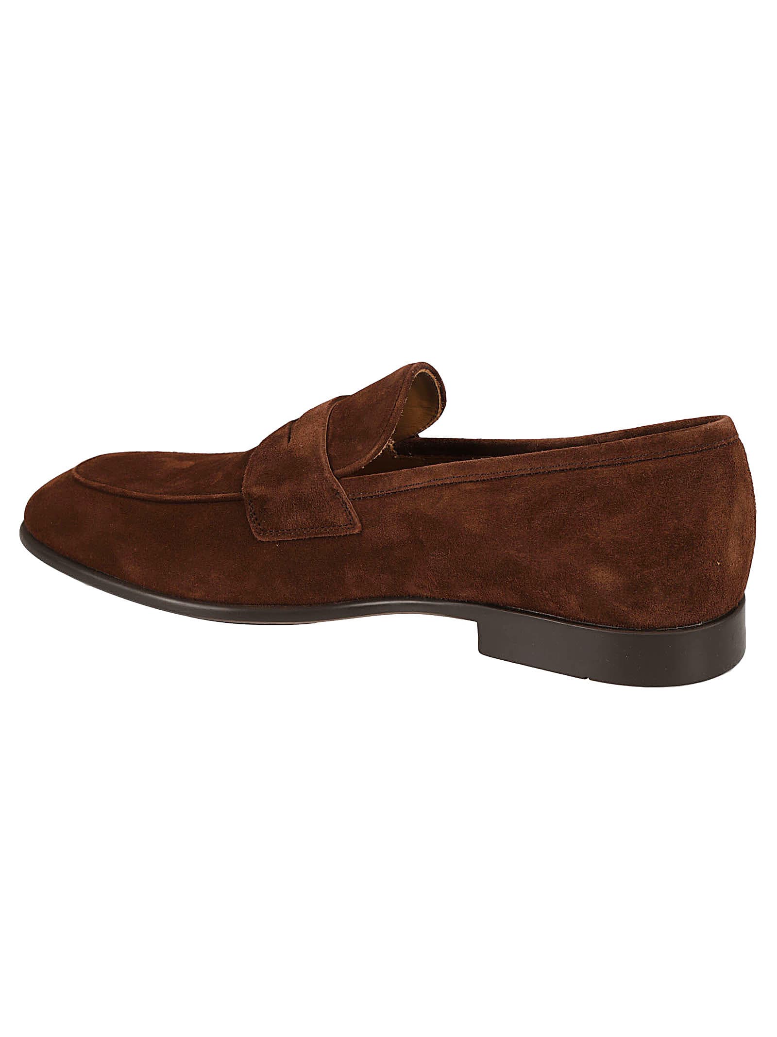 Shop Ferragamo Classic Loafers In Cocoa Brown New Biscotto