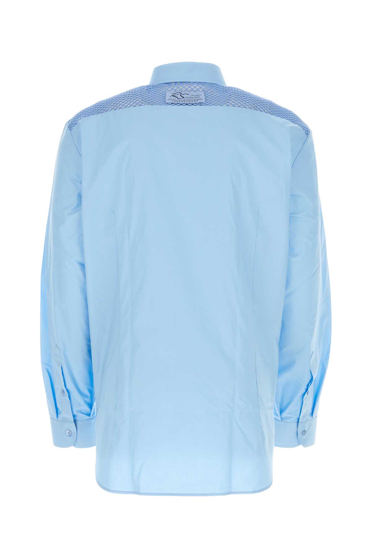 Raf Simons Light-blue Poplin Oversize Shirt