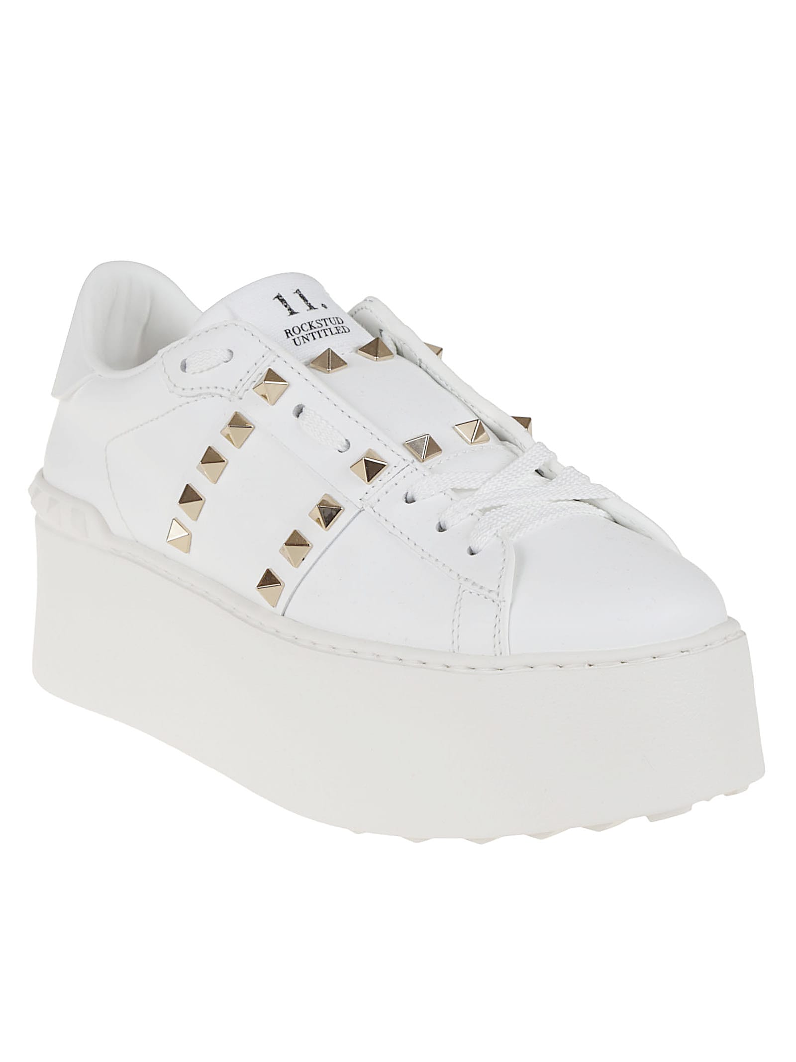 Shop Valentino Sneaker Rockstud Untitled Plat.stud