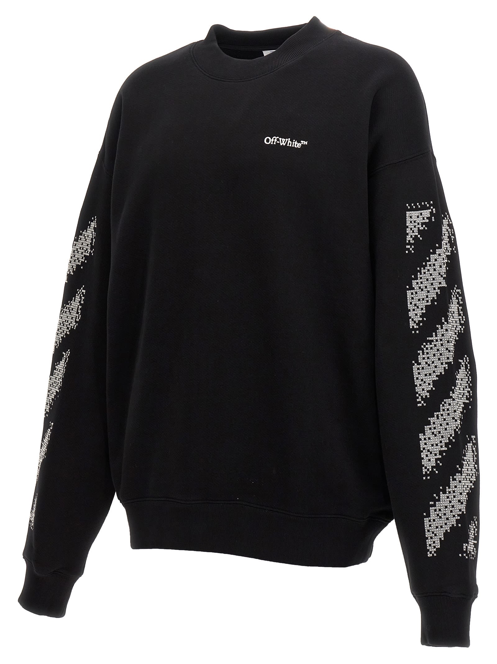 OFF-WHITE PIXEL DIAG SKATE SWEATSHIRT 