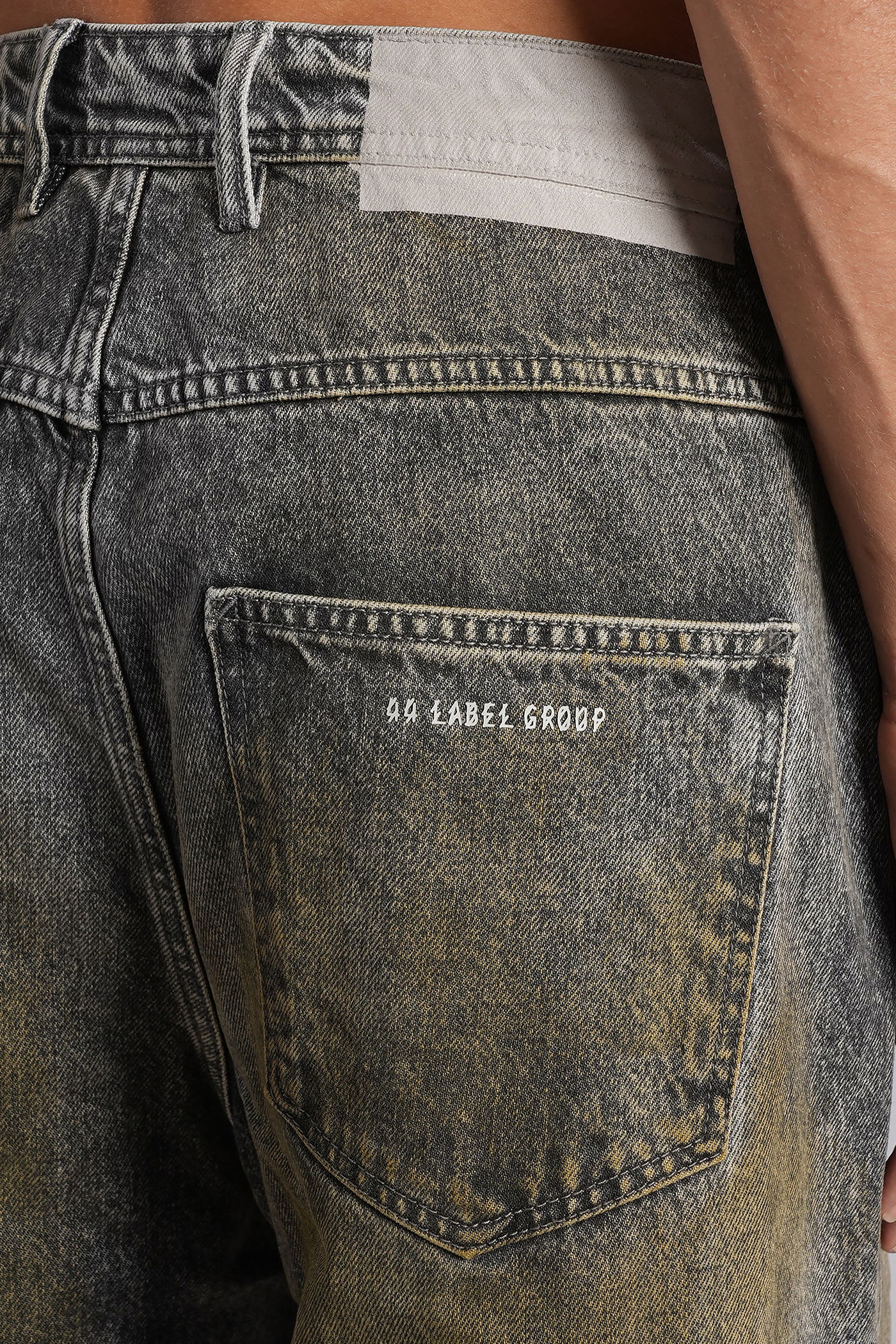 44 Label Group Jeans In Grey Cotton In Gray