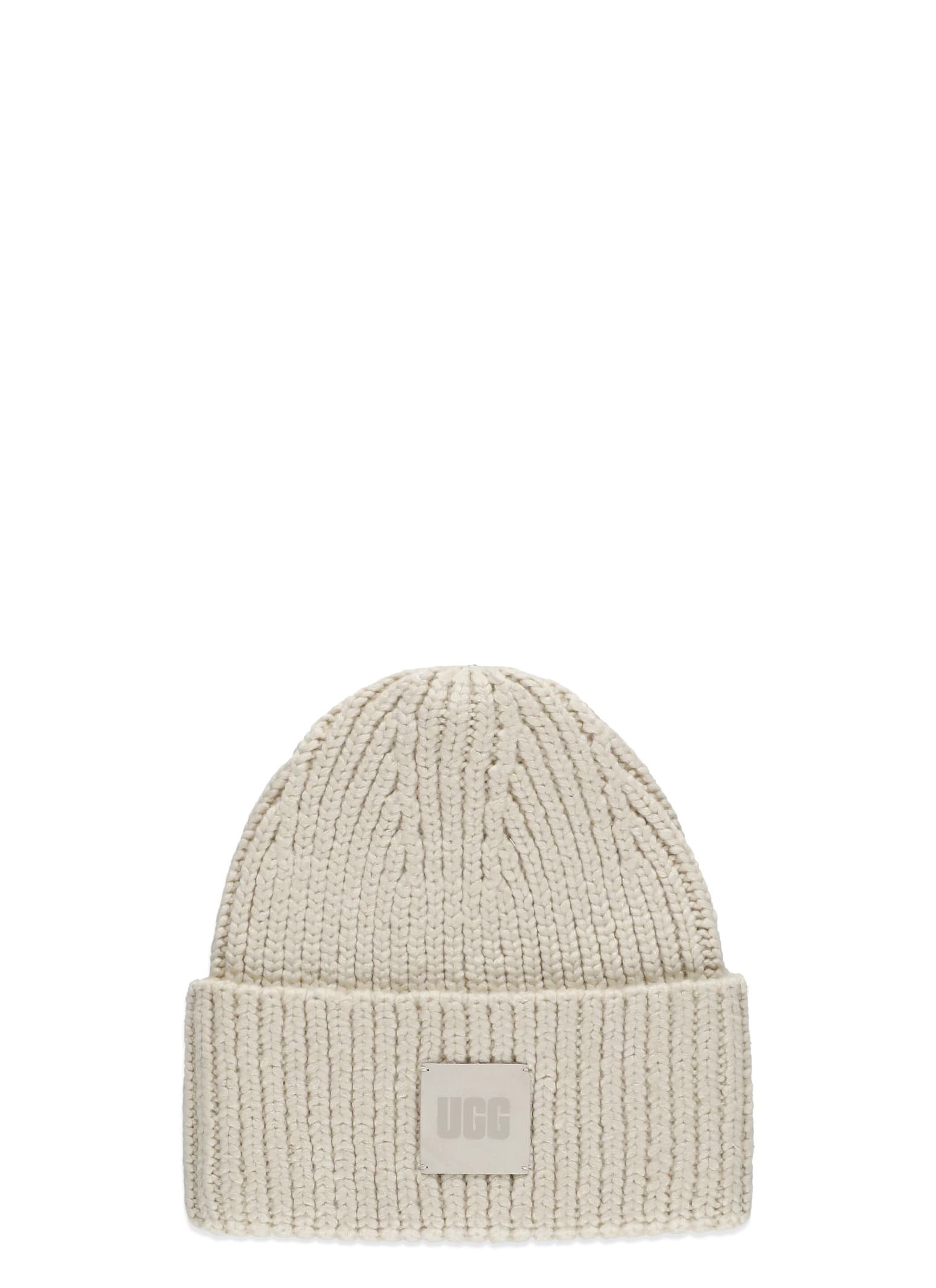 Ugg Chunky Rib Beanie Hat In Neutral