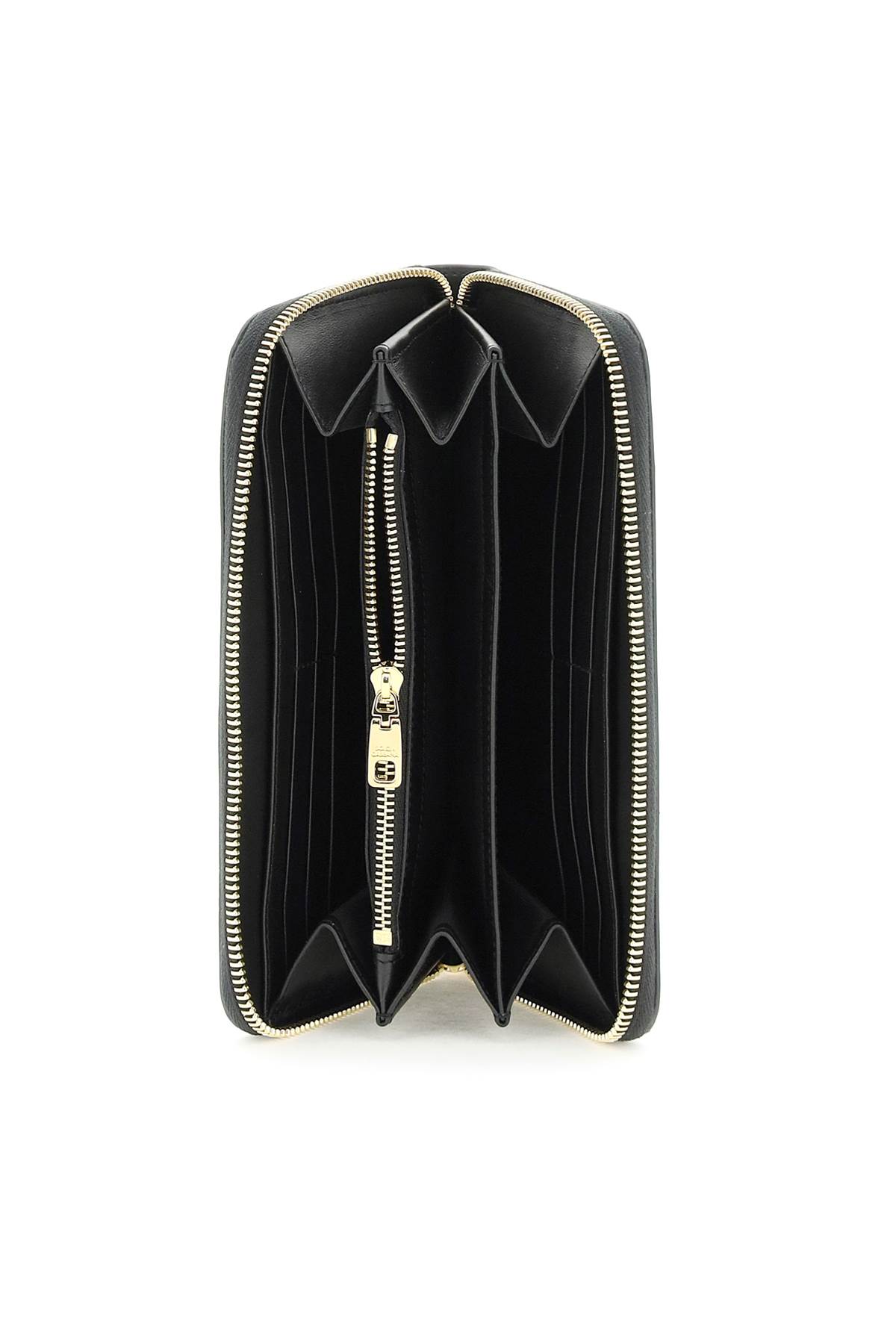 Shop Dolce & Gabbana Zip Around Leather Wallet