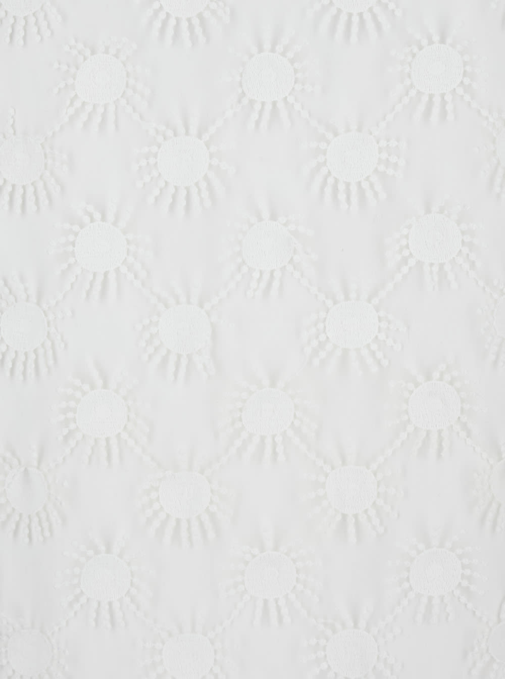 Msgm White Skirt With All-over Applications In White
