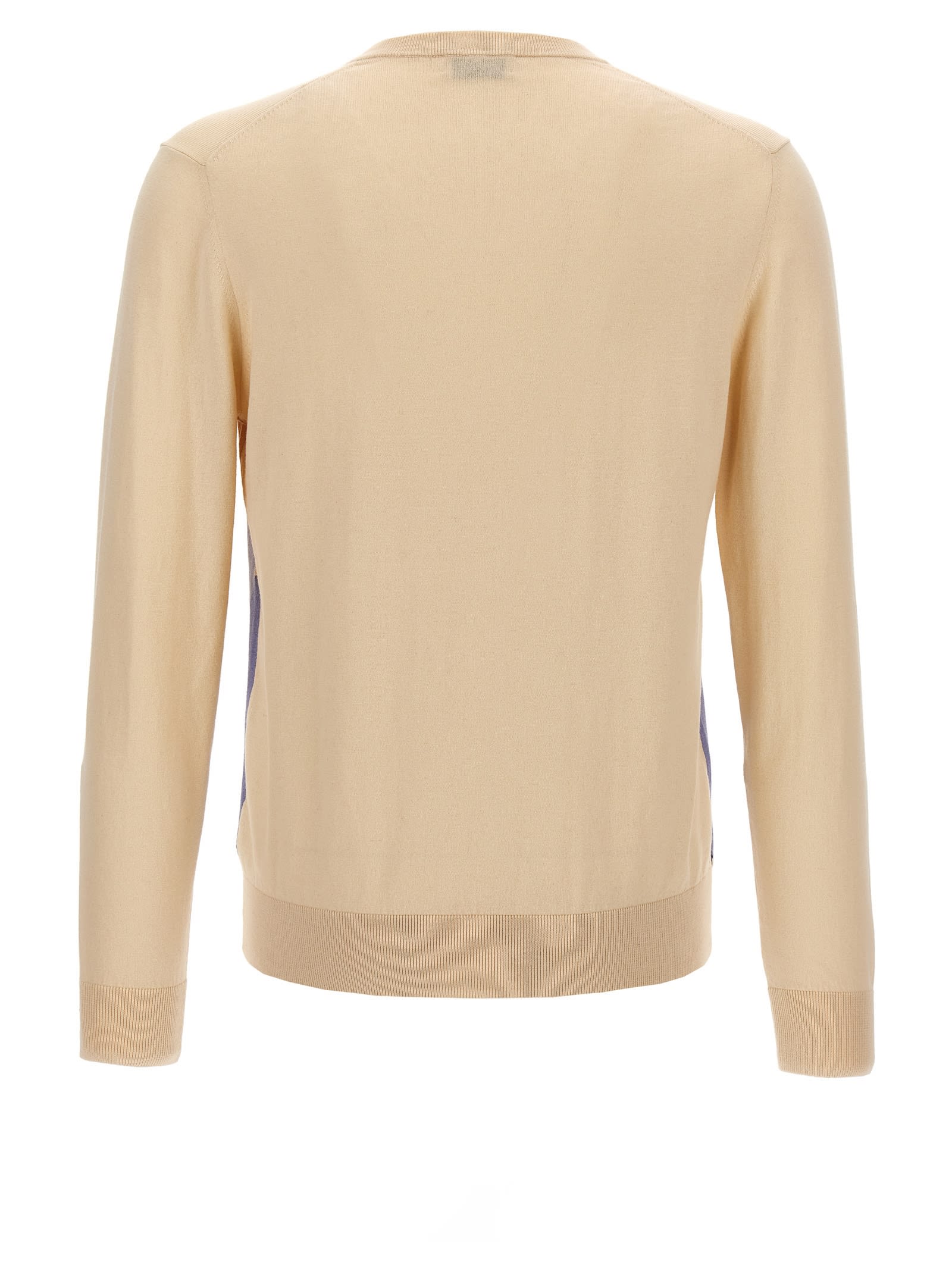 Shop Ballantyne Argyle Sweater In White