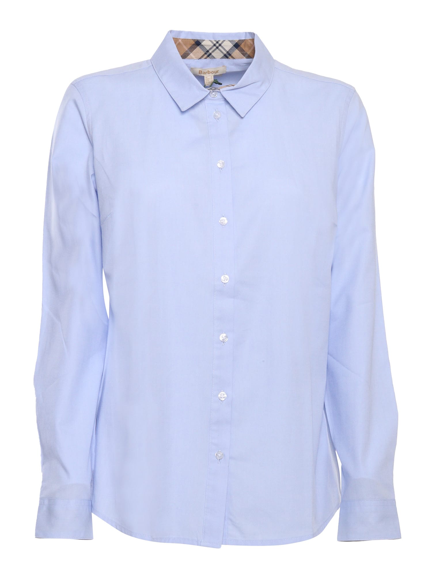 Shop Barbour Light Blue Shirt
