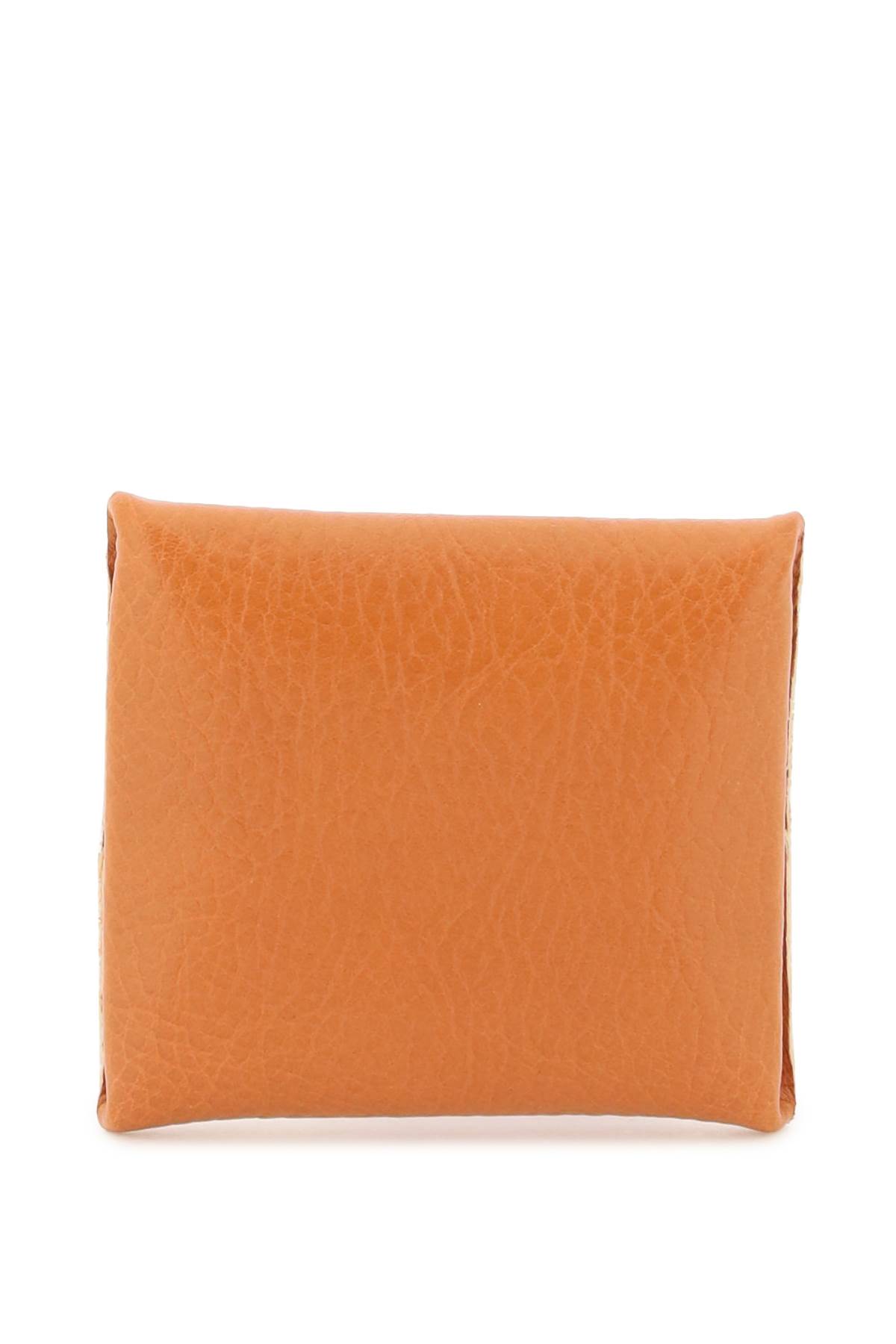 Women's coin purse in calf leather color caramel – Il Bisonte