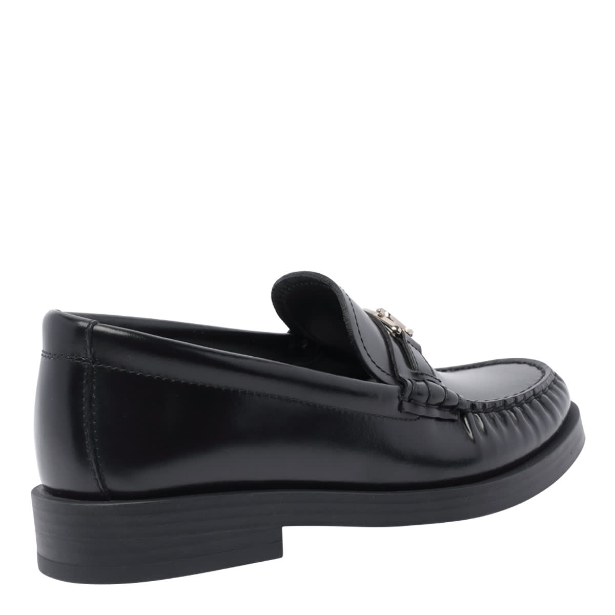 Shop Jimmy Choo Addie Loafers In Black