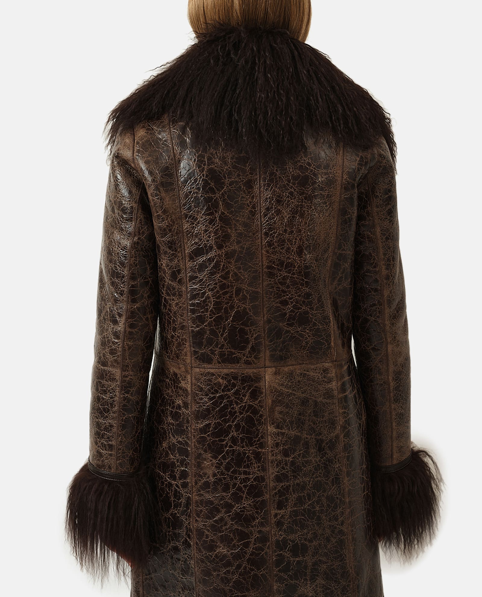 Shop Saks Potts Bonna Coat In Brown