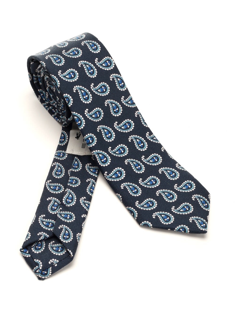 Shop Etro Paisley Jacquard Silk Tie
