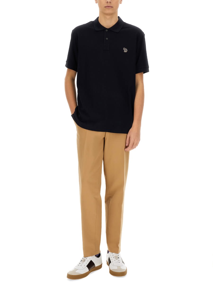 Paul Smith Zebra Polo. In Blue