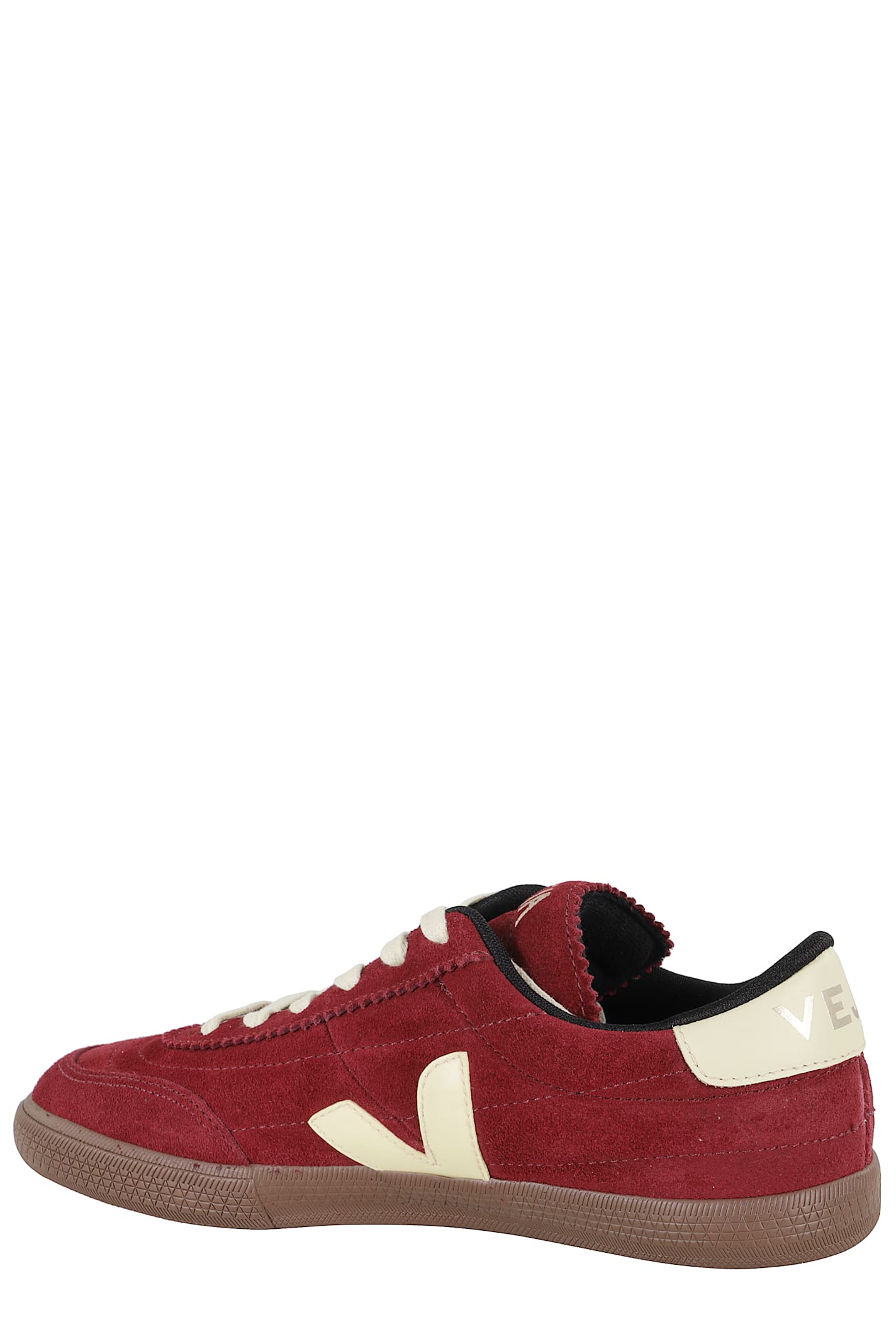 Veja Suede Low-top Sneakers Rubber Sole In Red