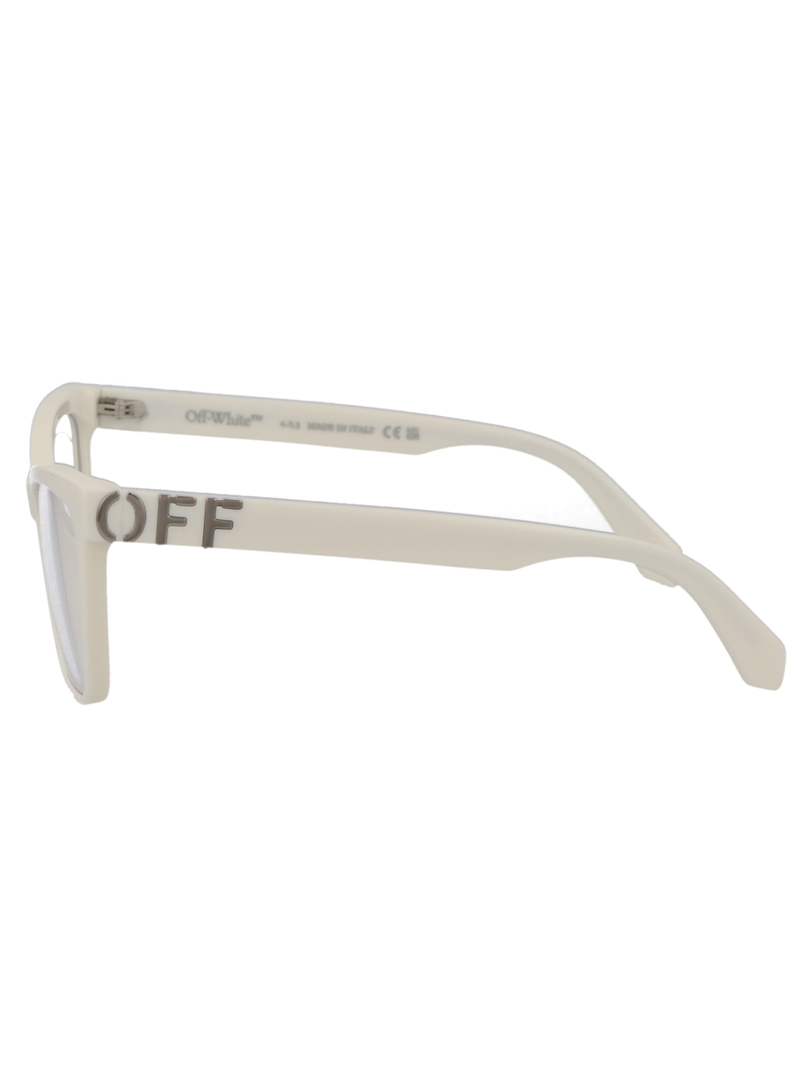 Shop Off-white Optical Style 67 Glasses In 0100 White