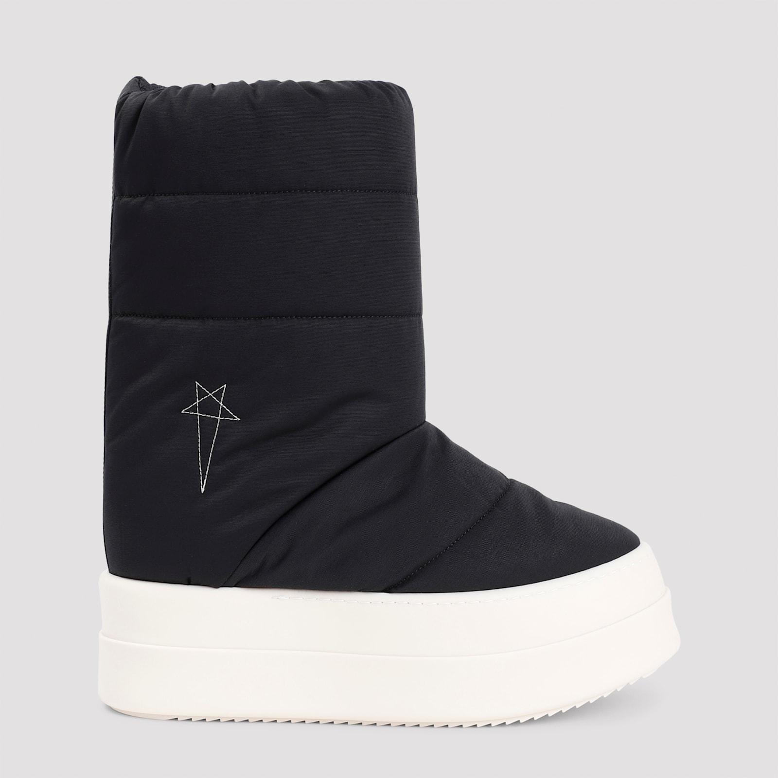 Shop Drkshdw Mega Bumper Lunar Boots In Black Pearl Milk