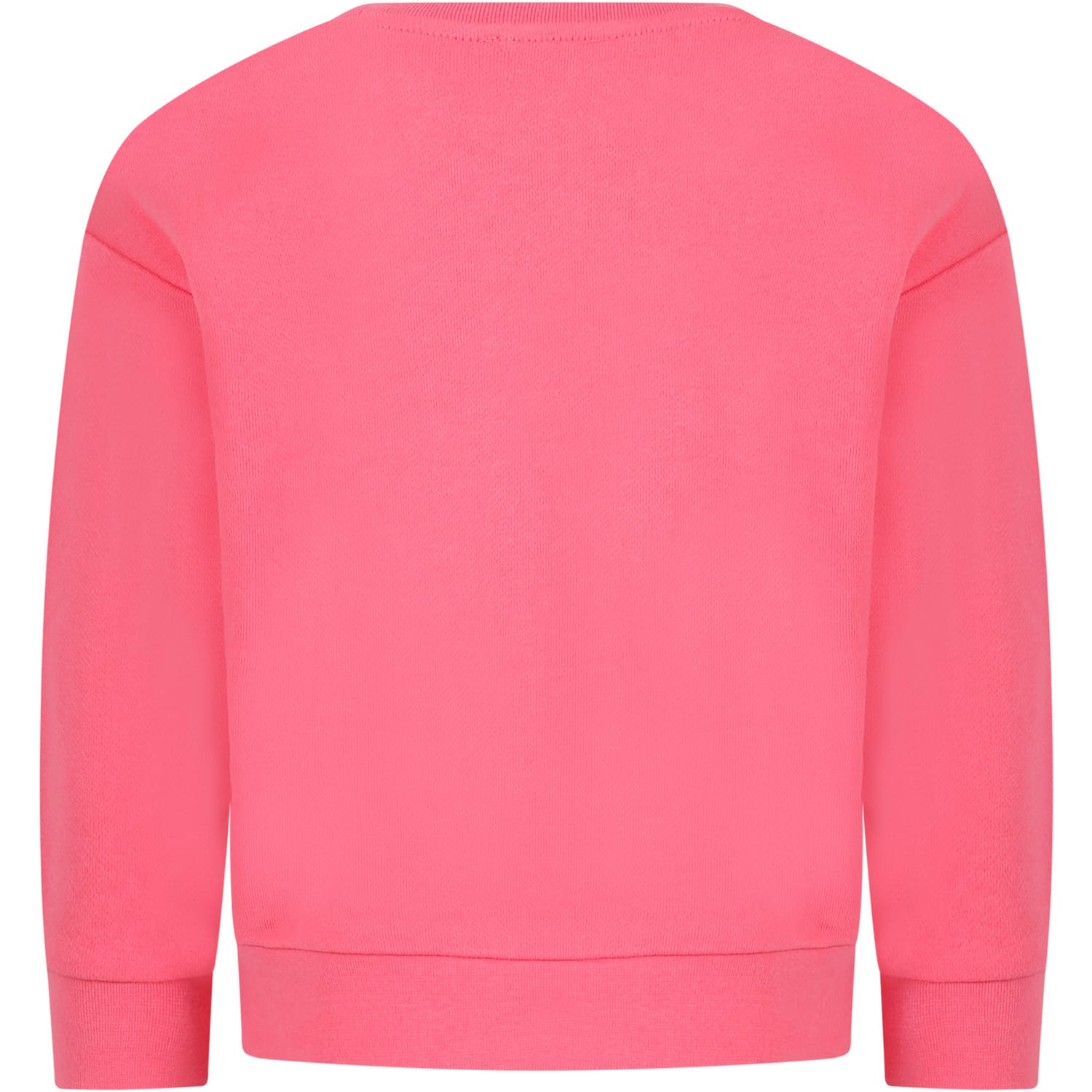 Shop Rykiel Enfant Pink Sweatshirt For Girl With Logo In Violet