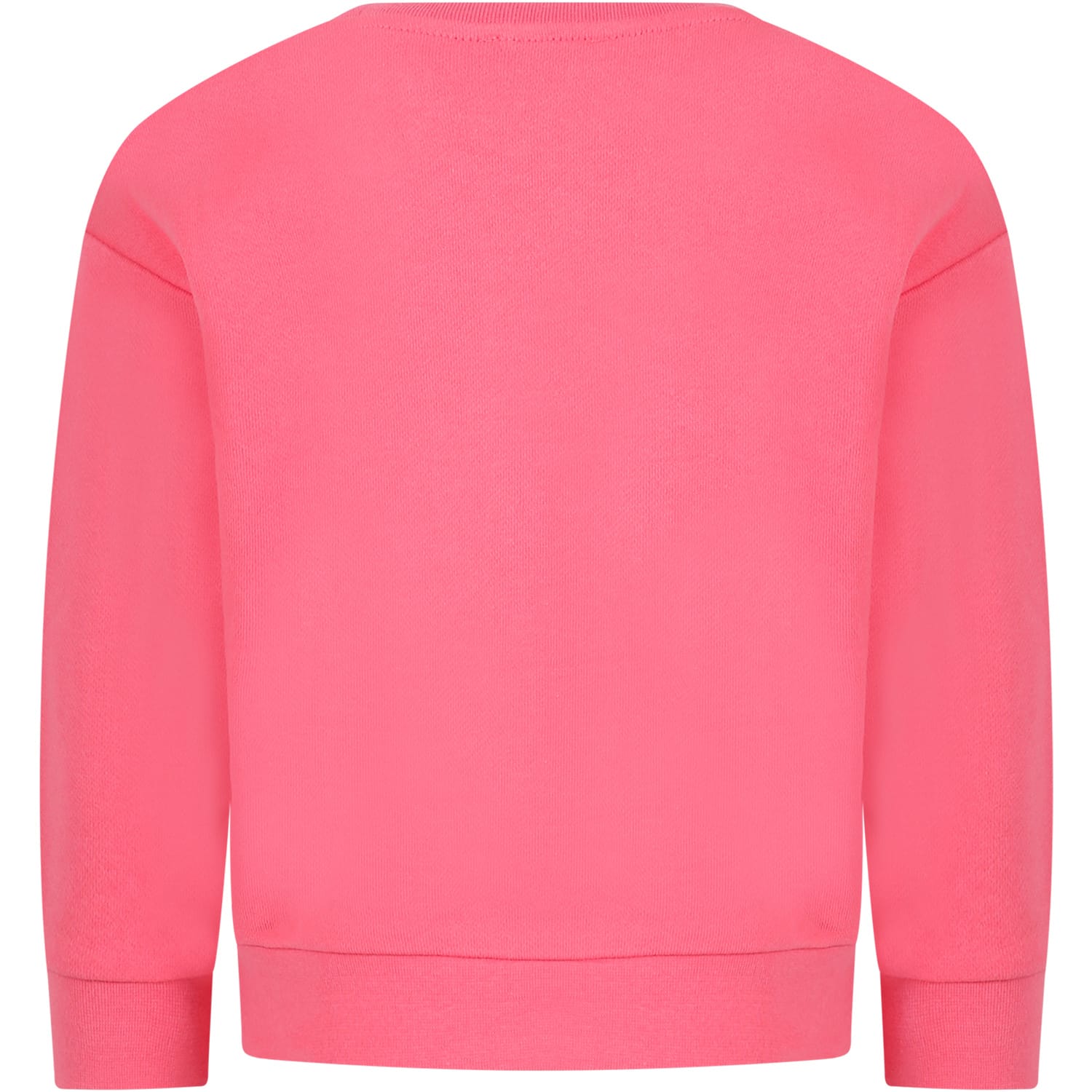 RYKIEL ENFANT PINK SWEATSHIRT FOR GIRL WITH LOGO