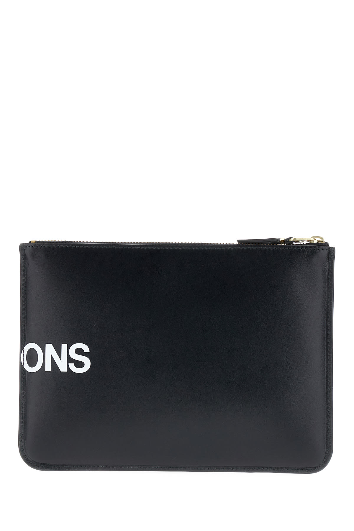 COMME DES GARÇONS BLACK LEATHER POUCH 