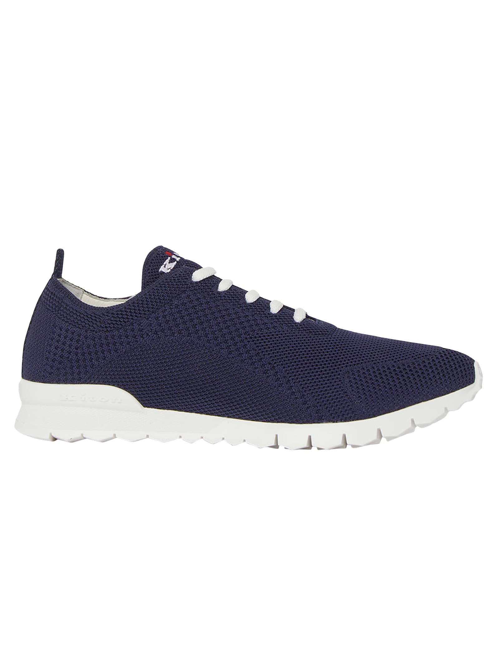 Shop Kiton Fits - Sneakers Shoes Cotton In Navy Blue