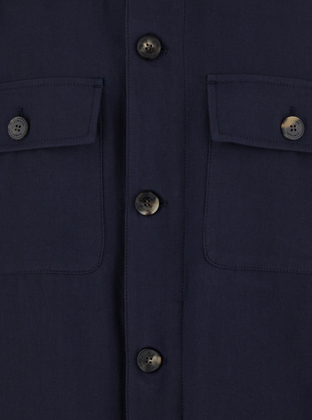 Jacob Cohen Blue Jacket With Classic Collar And Logo Patch On The Rear In Blu