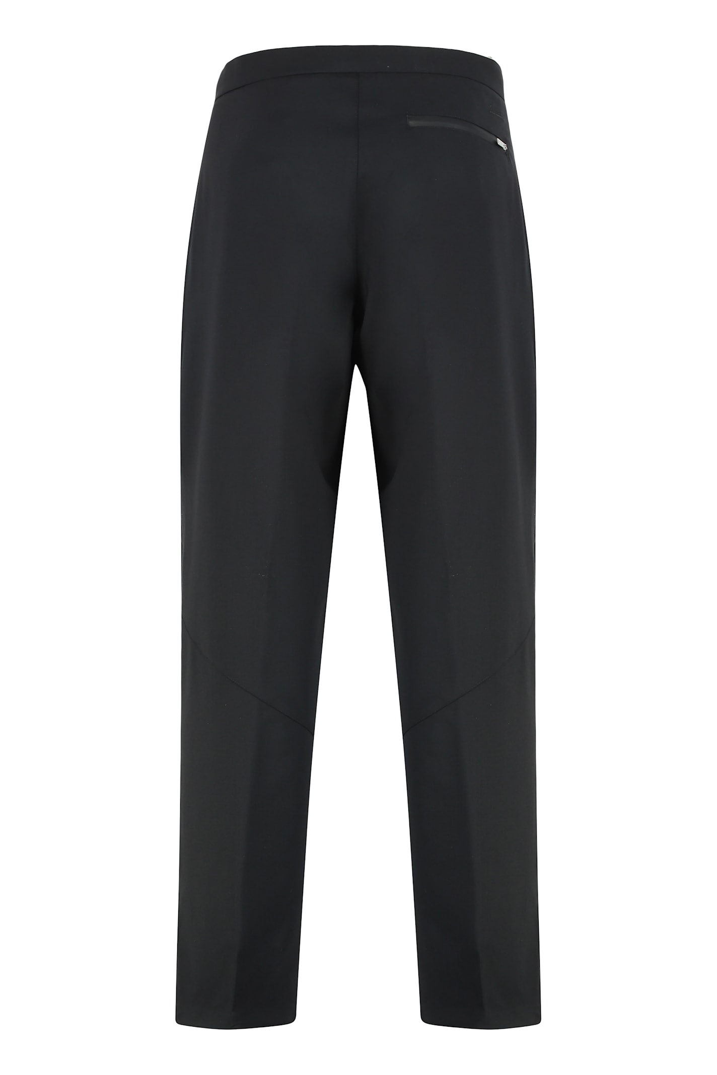 Herno Laminar Trousers In Mixed Wool In Gray