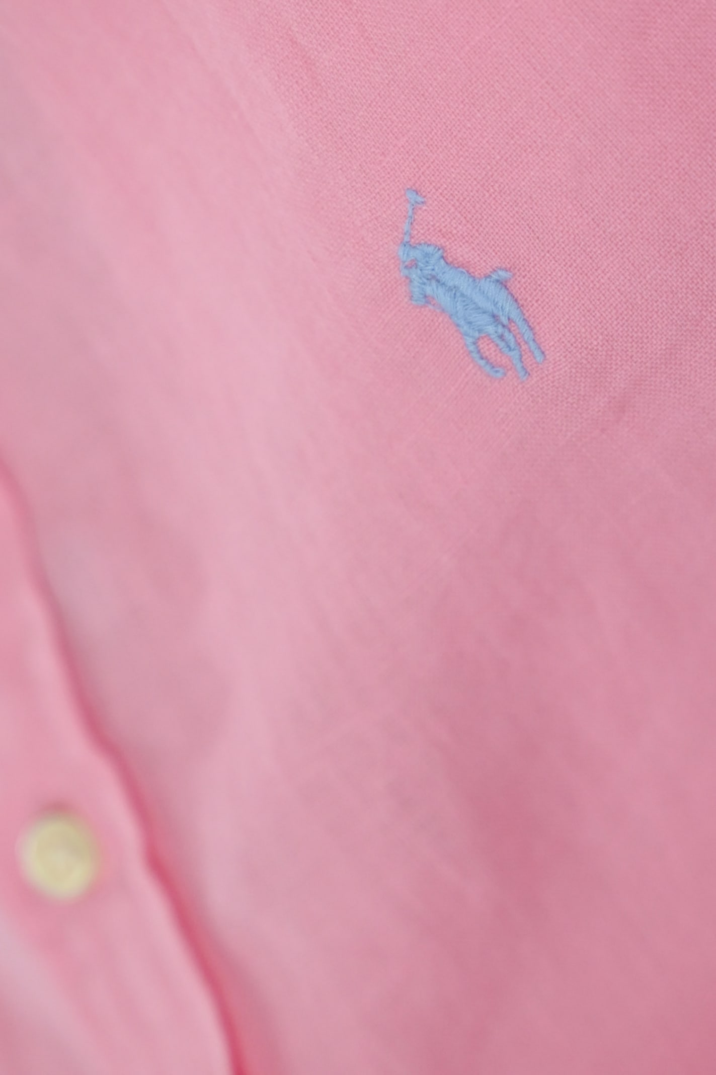 Shop Polo Ralph Lauren Linen Shirt With Pony Logo In Pink
