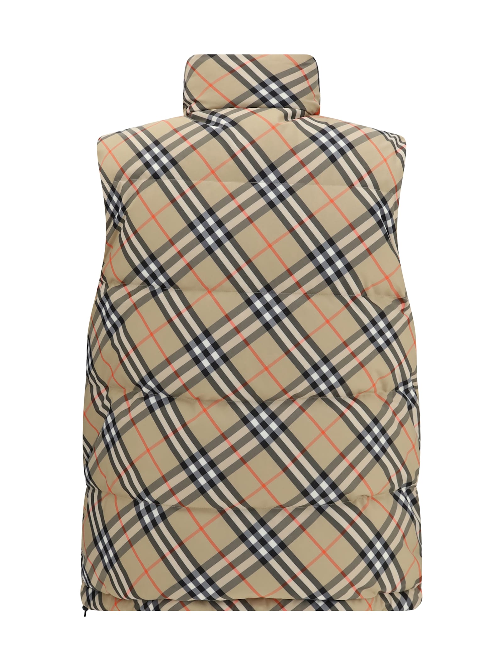 Burberry Snoshill Reversible Check Puffer Gilet Clothing In Multi