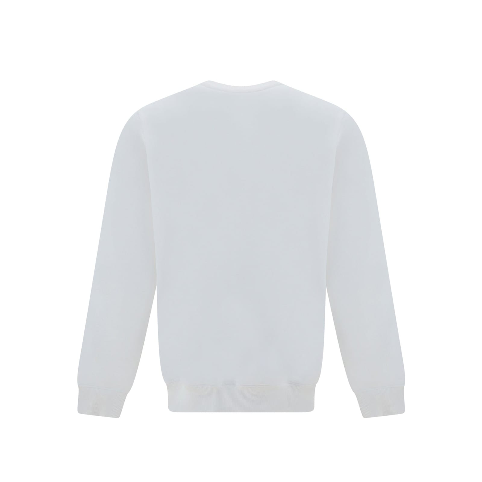 Shop Casablanca Cotton Logo Sweatshirt In White