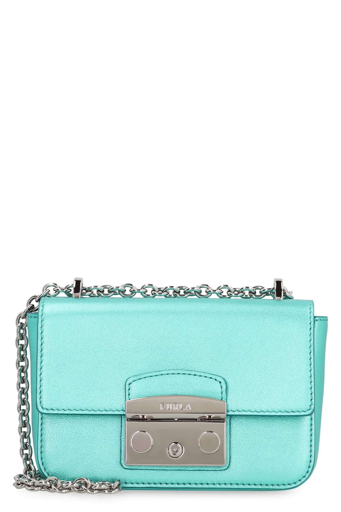 Furla Metropolis Leather Mini Crossbody Bag