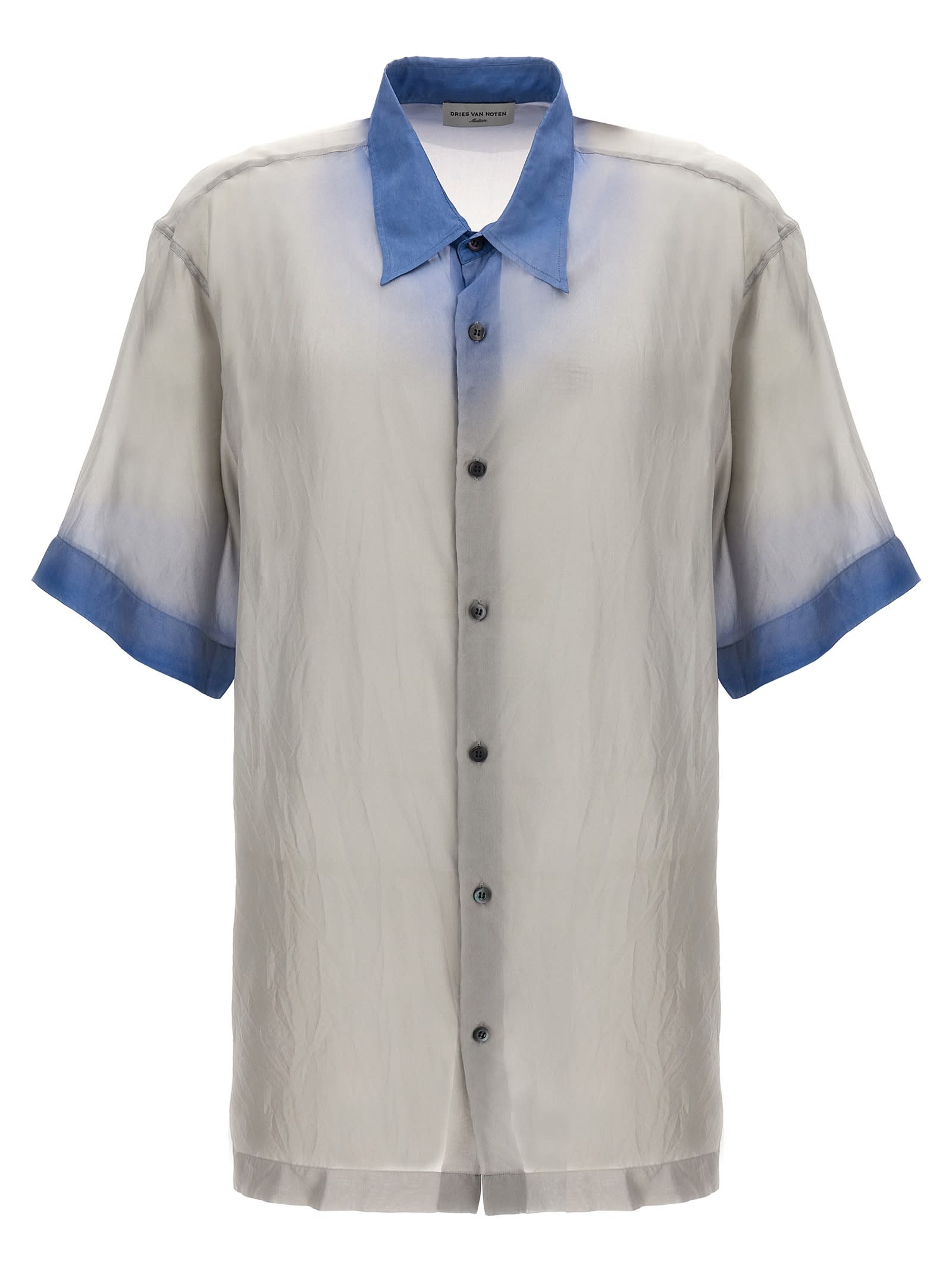 Shop Dries Van Noten Cassidye Shirt In Light Blue