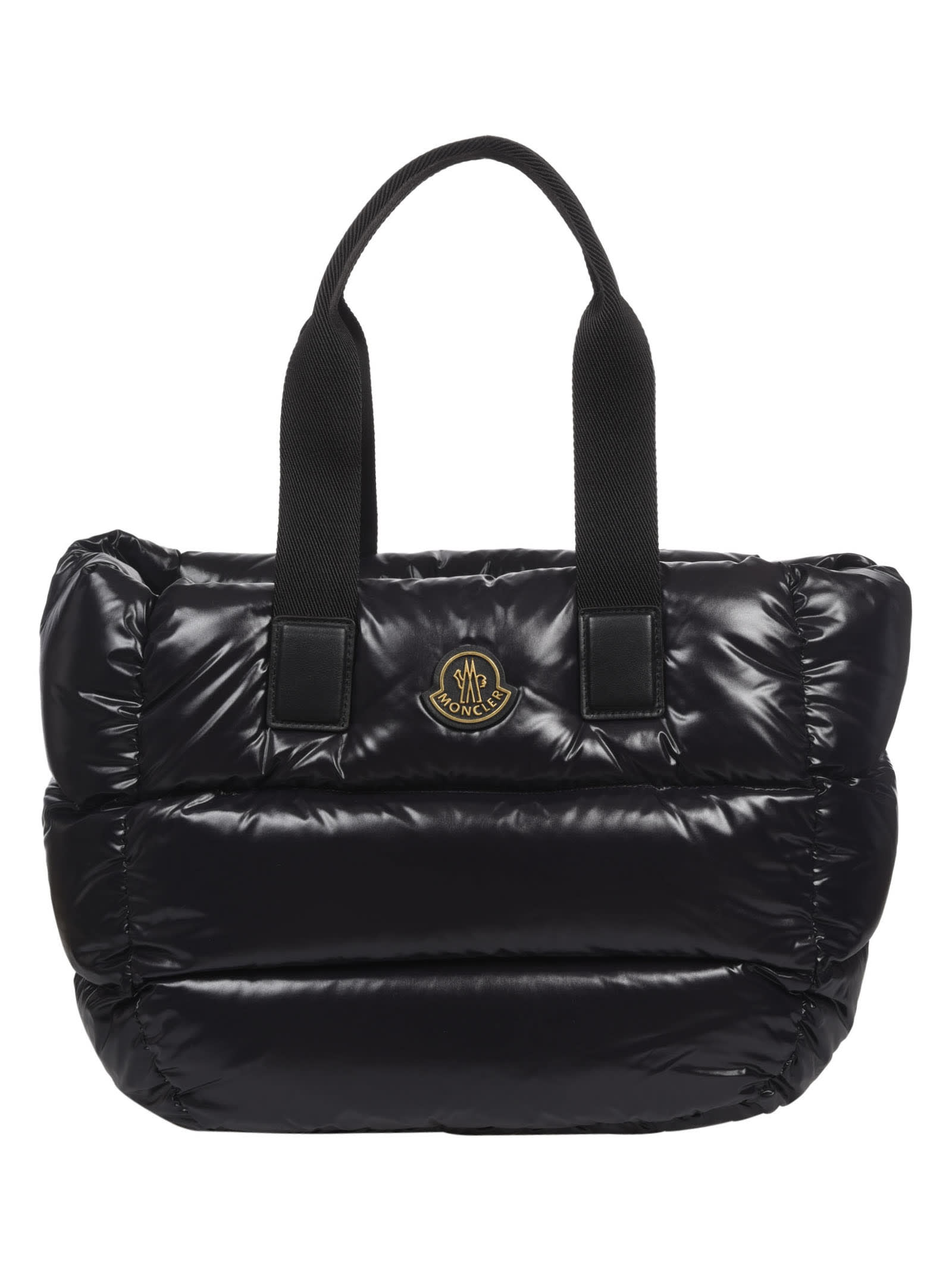 Moncler Logo Plaque Padded Tote