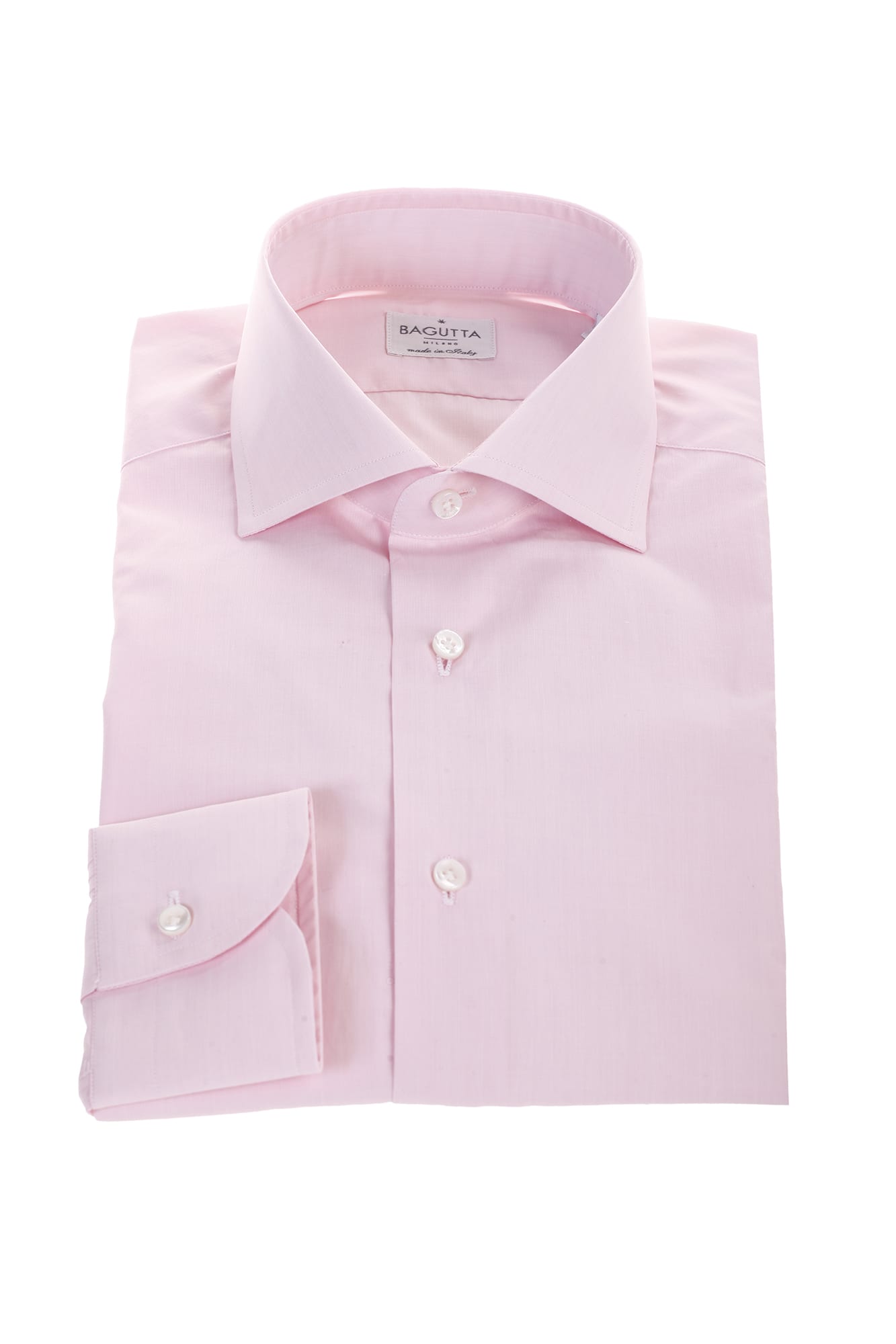 Bagutta pink cotton shirt