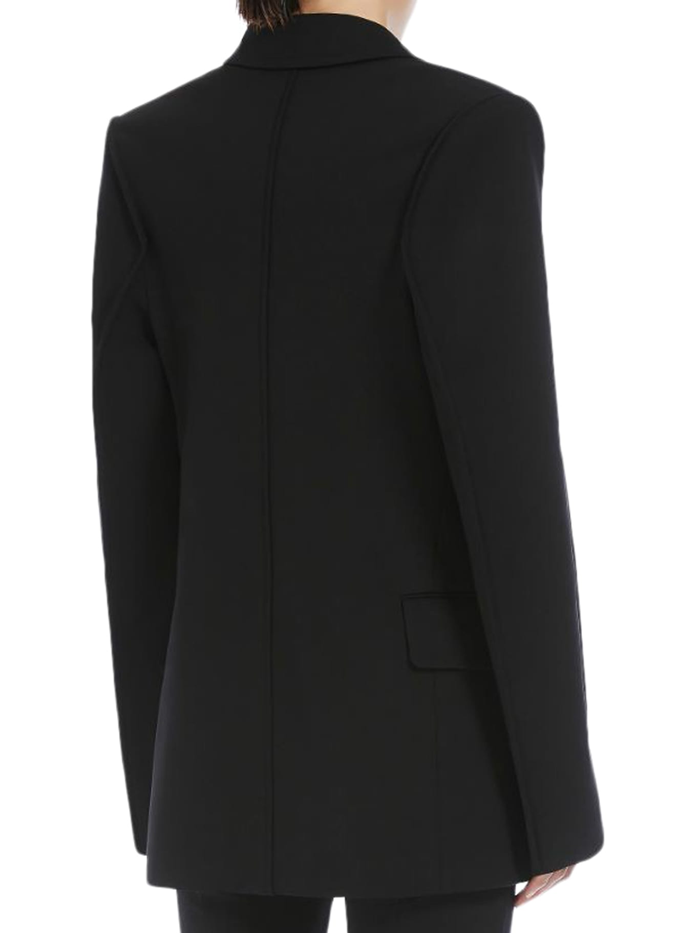 Sportmax Single-breasted Blazer In Stretch Viscose