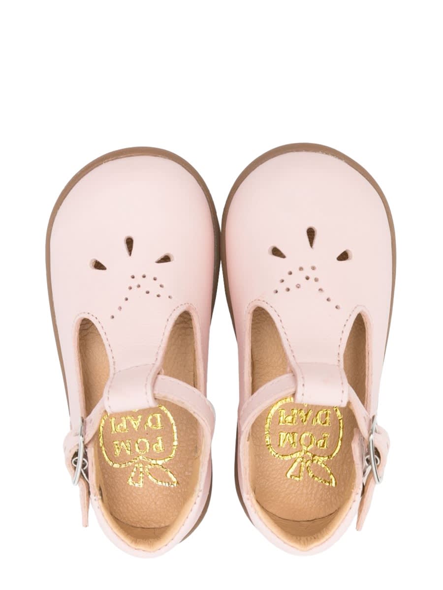 Pom D'api Stand-up Salome Nappa Poudre In Grey