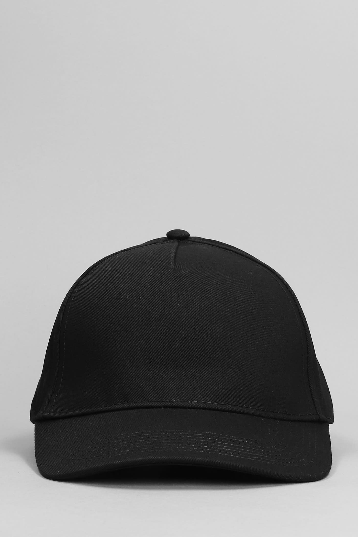 Palm Angels Hats In Black Cotton
