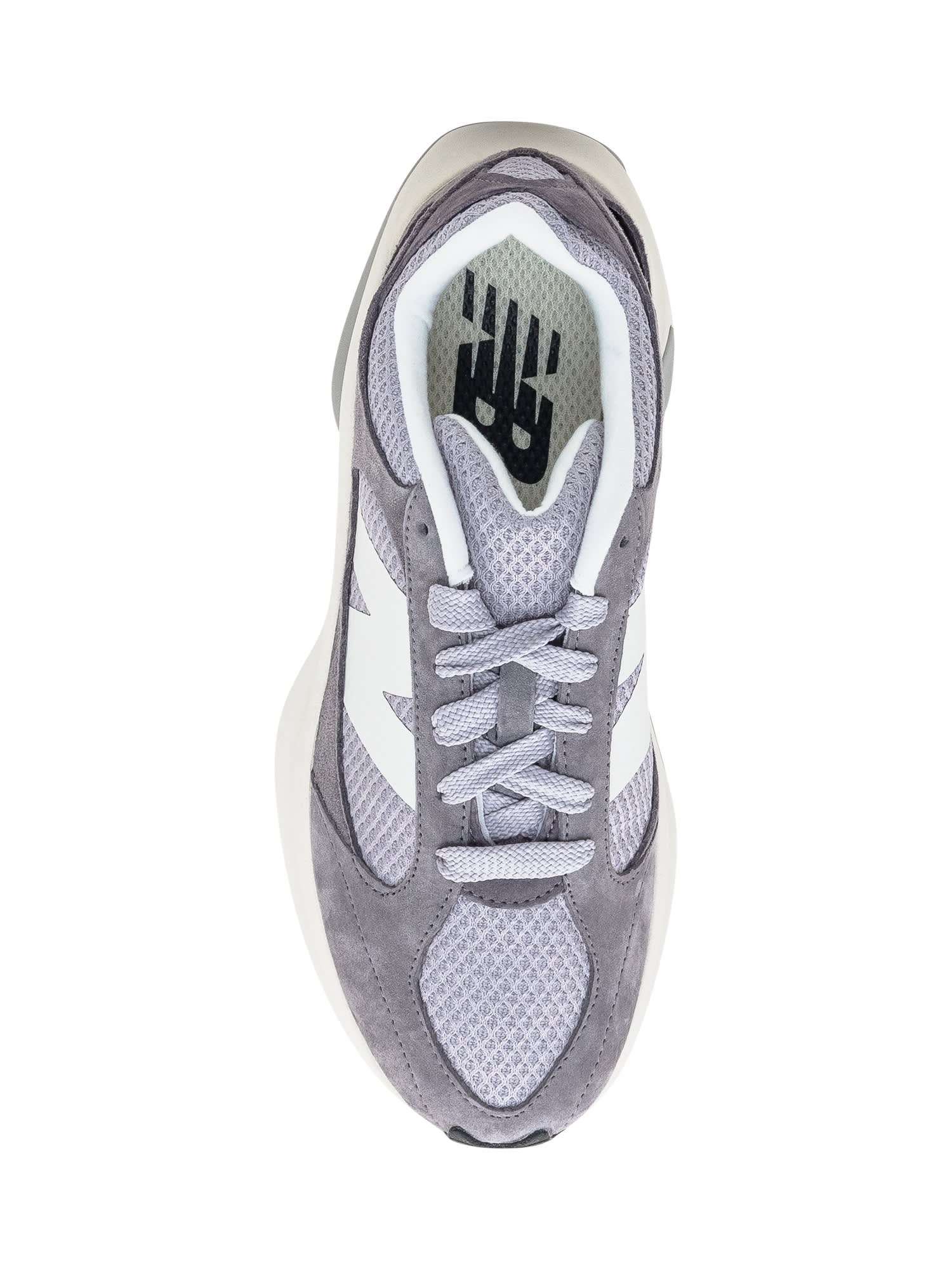 New Balance Wrpd Sneakers In Gray With White Details In Grigio