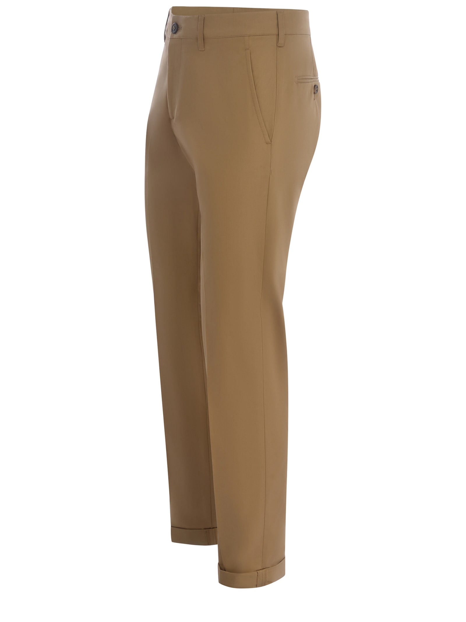 Shop Golden Goose Trousers  Star Made Of Cotton In Camel