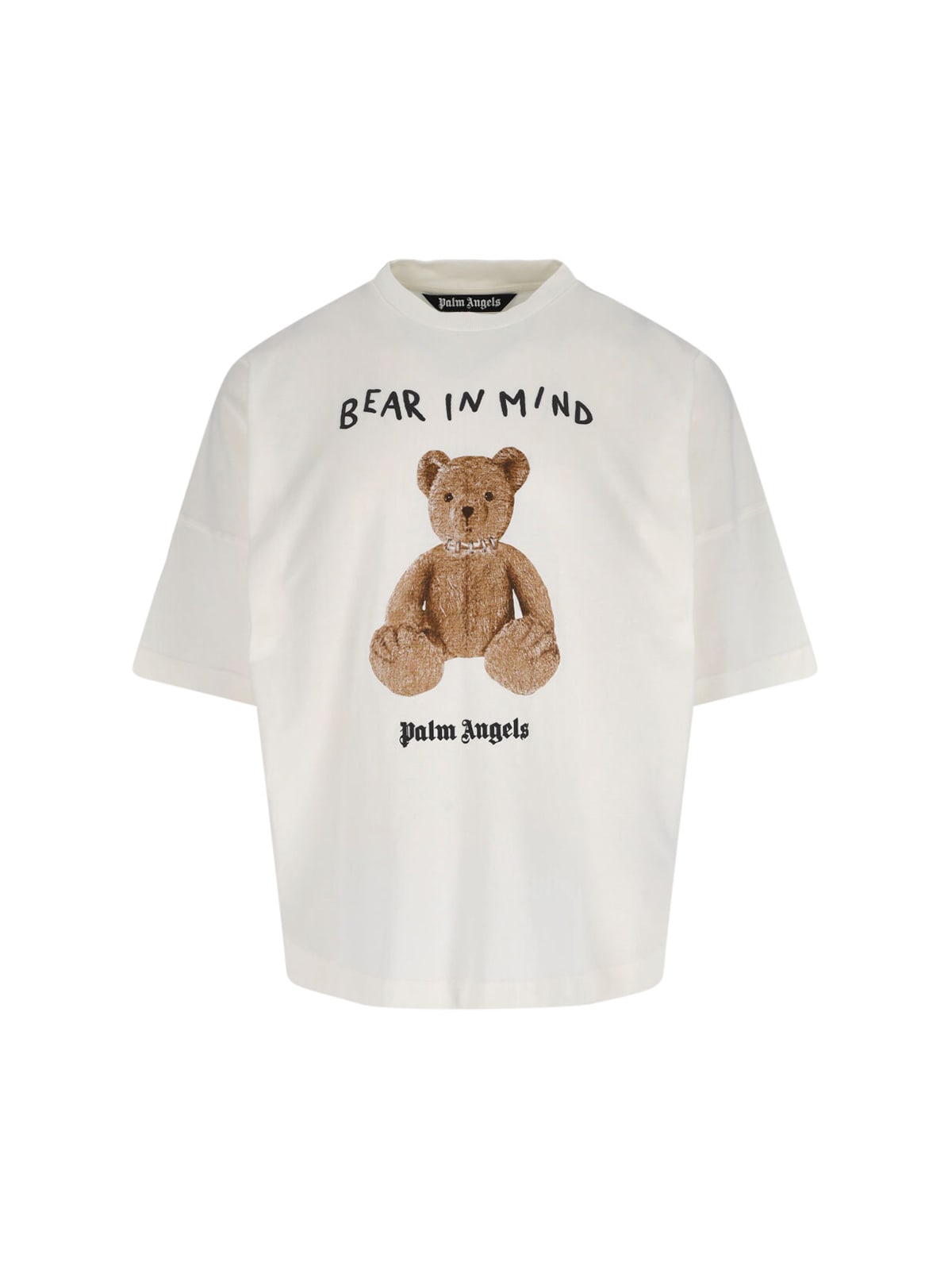 Palm Angels Bear In Mind T-shirt In White