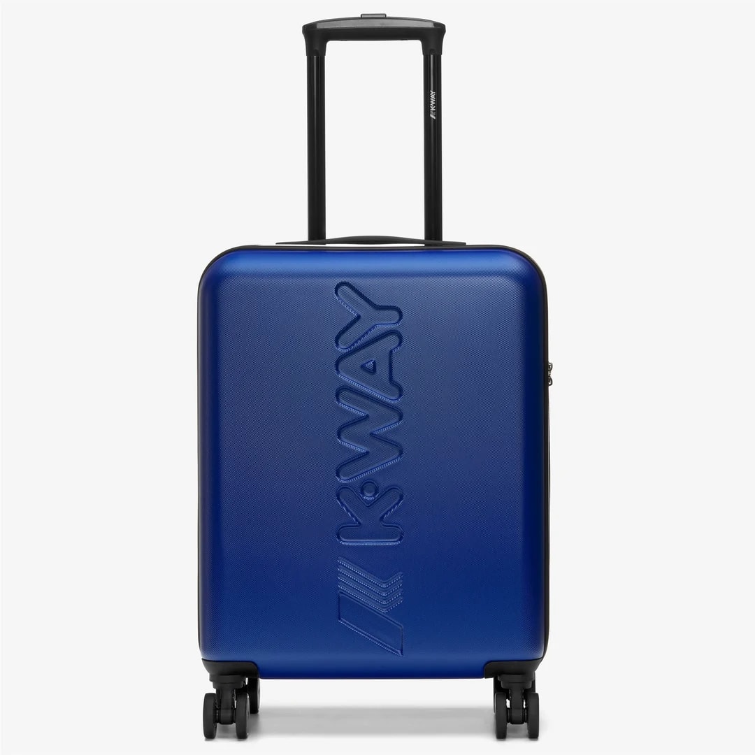 K-way Trolley Piccolo Con Logo Luggage In Blue Royal